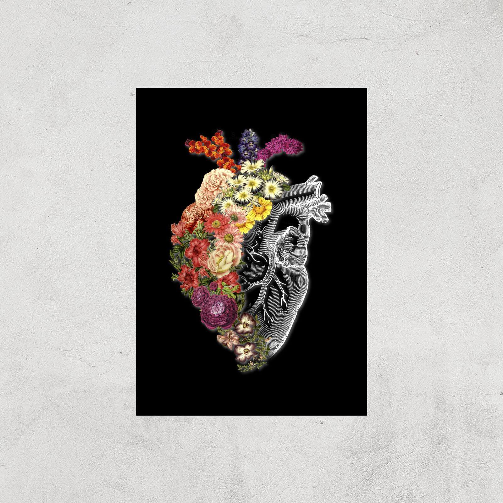 Tobias Fonseca Flower Heart Spring Art Print - A3 - Print Only