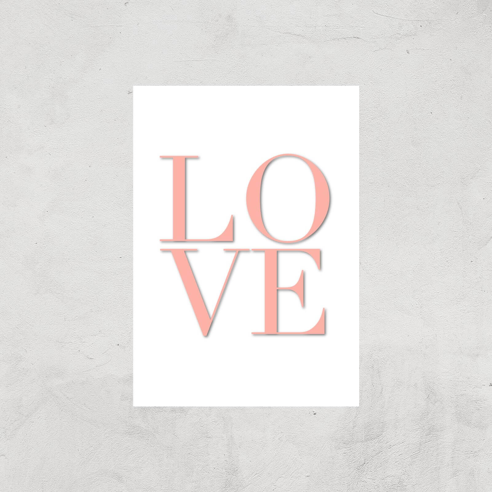 PlanetA444 LOVE Art Print - A4 - Print Only