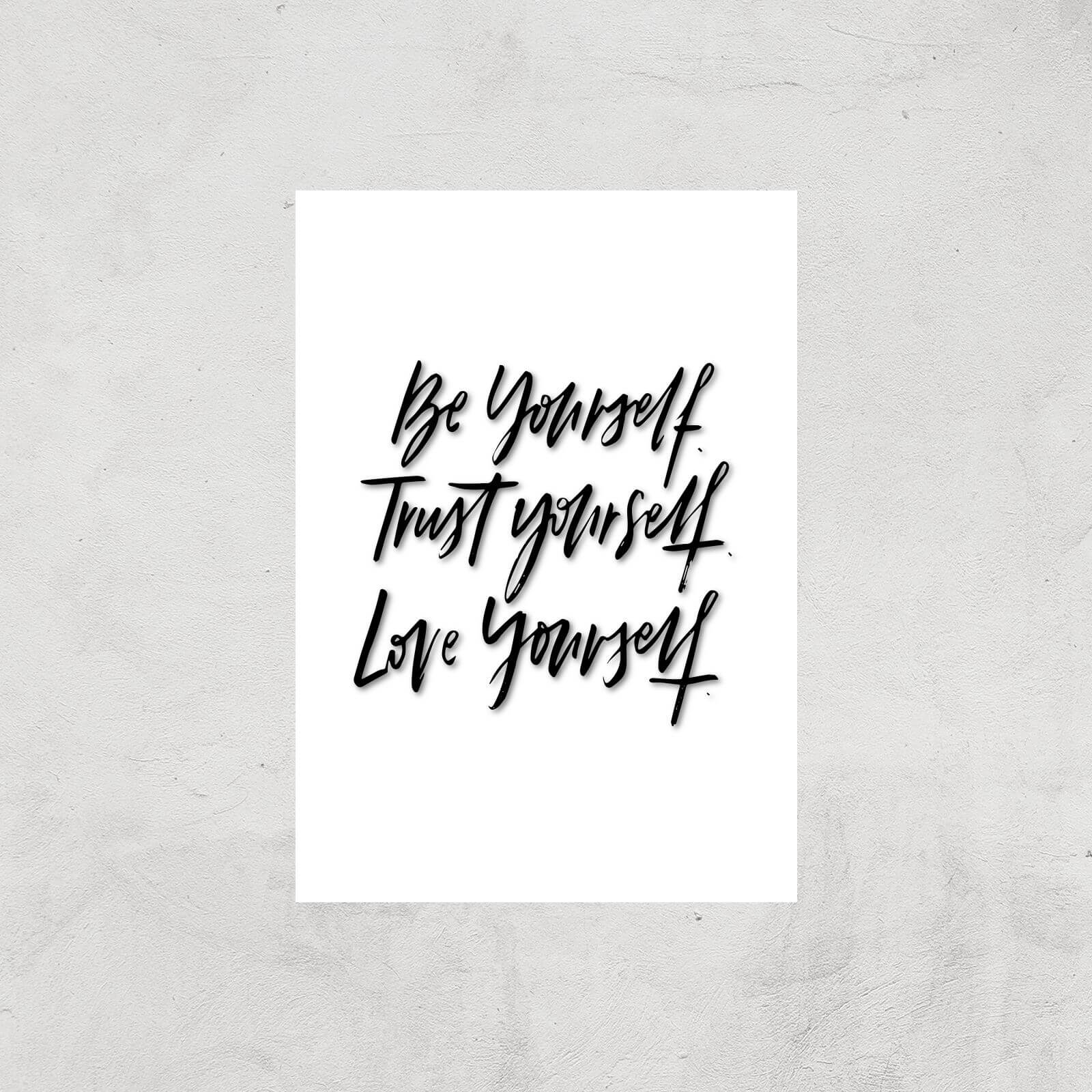 PlanetA444 Be Yourself Art Print - A3 - Print Only