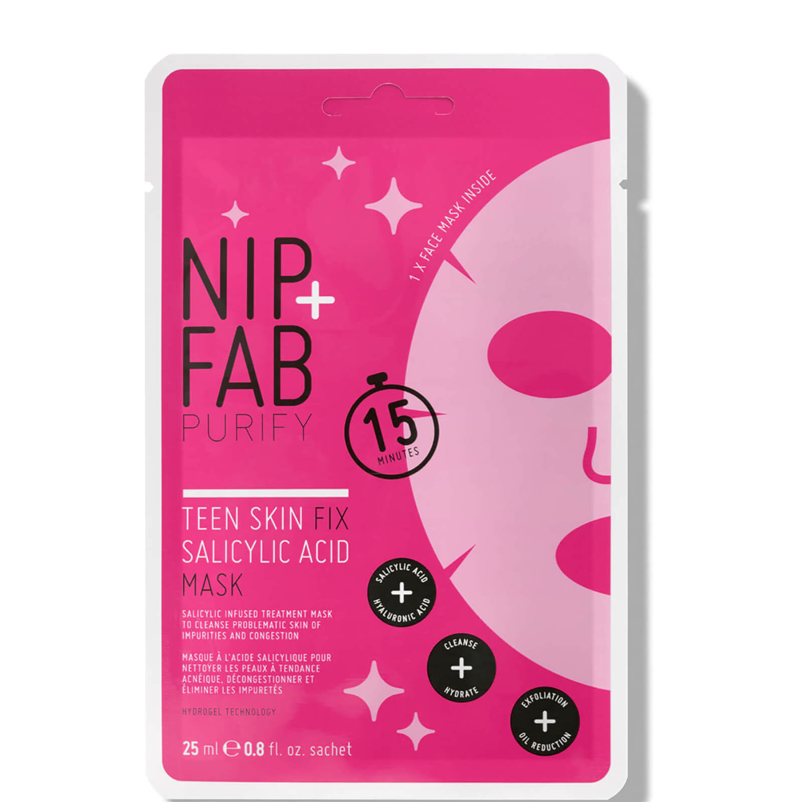 NIP+FAB Teen Skin Fix Salicylic Acid Sheet Mask