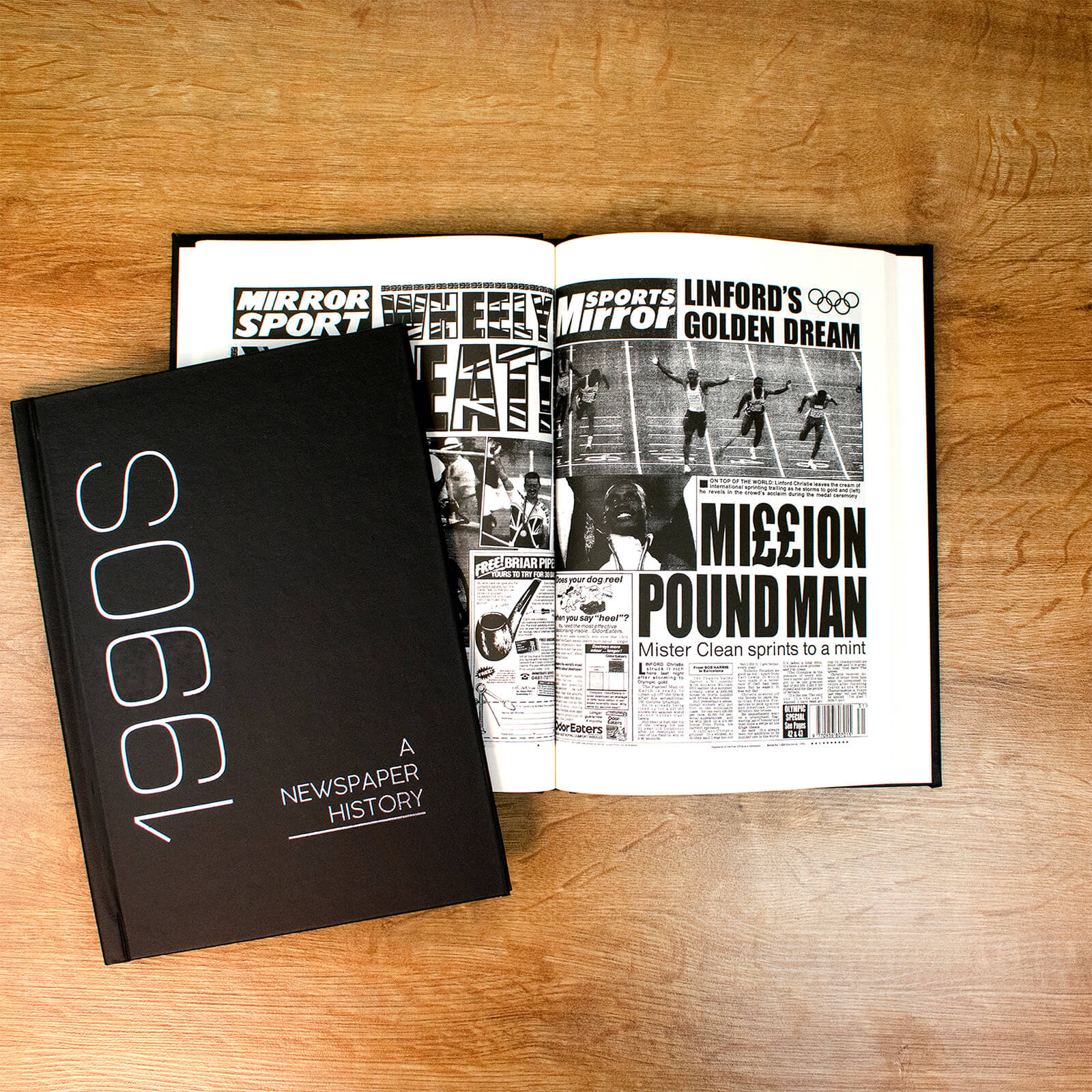 Newspaper 1990s Decade Book - Hardback