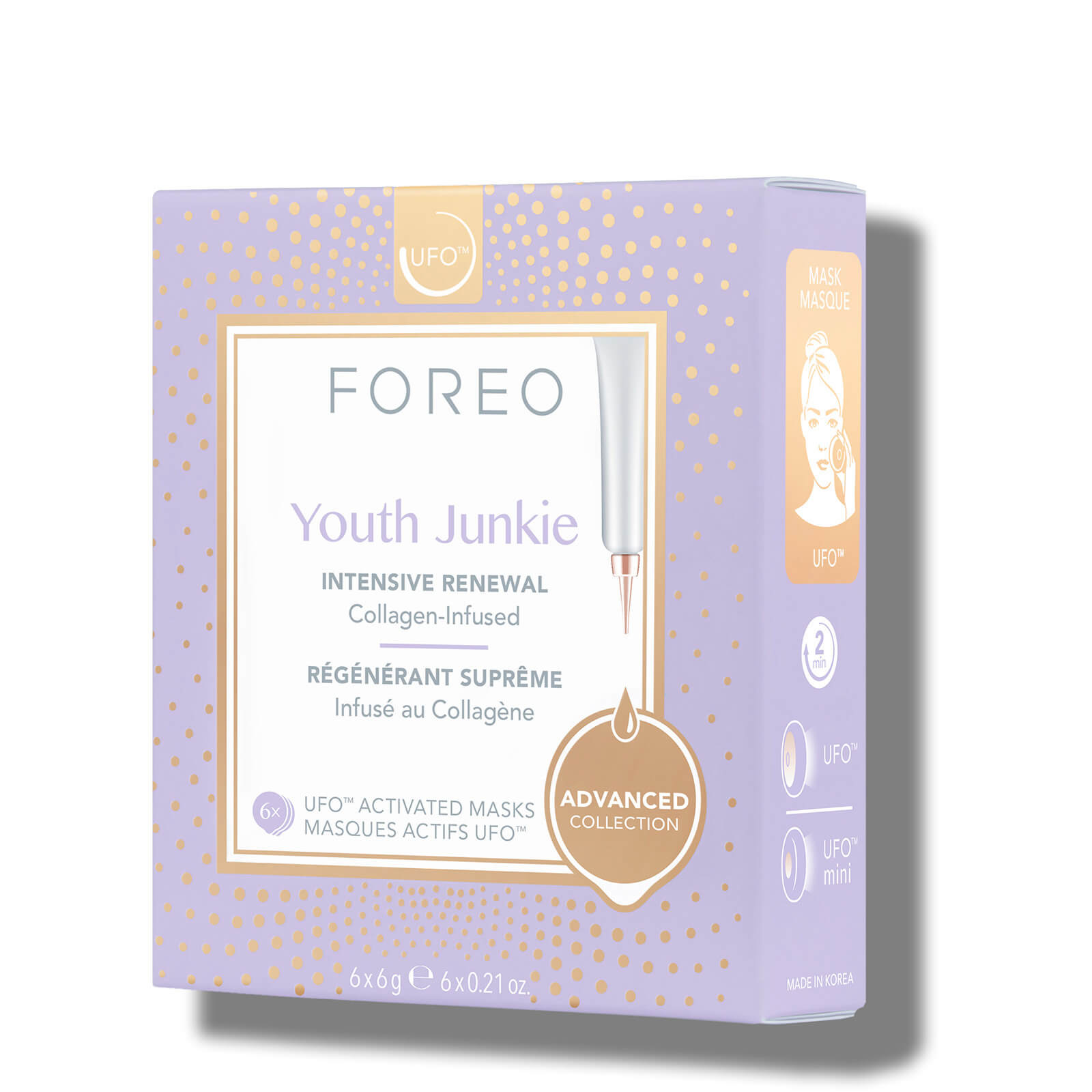 

FOREO Youth Junkie UFO/UFO Mini Collagen Face Mask (6 Pack)