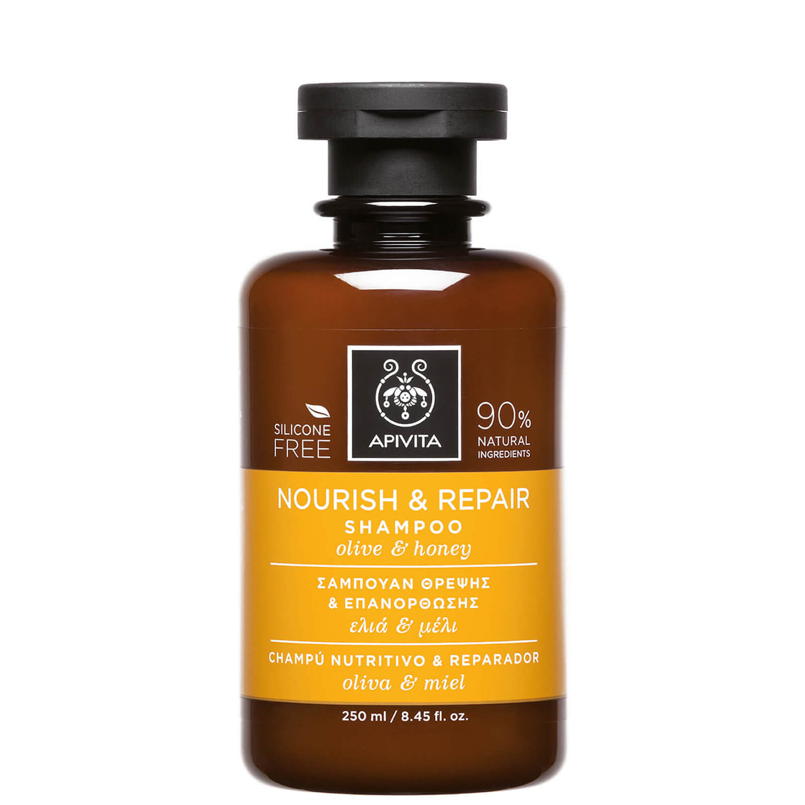 

Питательный восстанавливающий шампунь APIVITA Holistic Hair Care Nourish & Repair Shampoo - Olive & Honey 250 мл