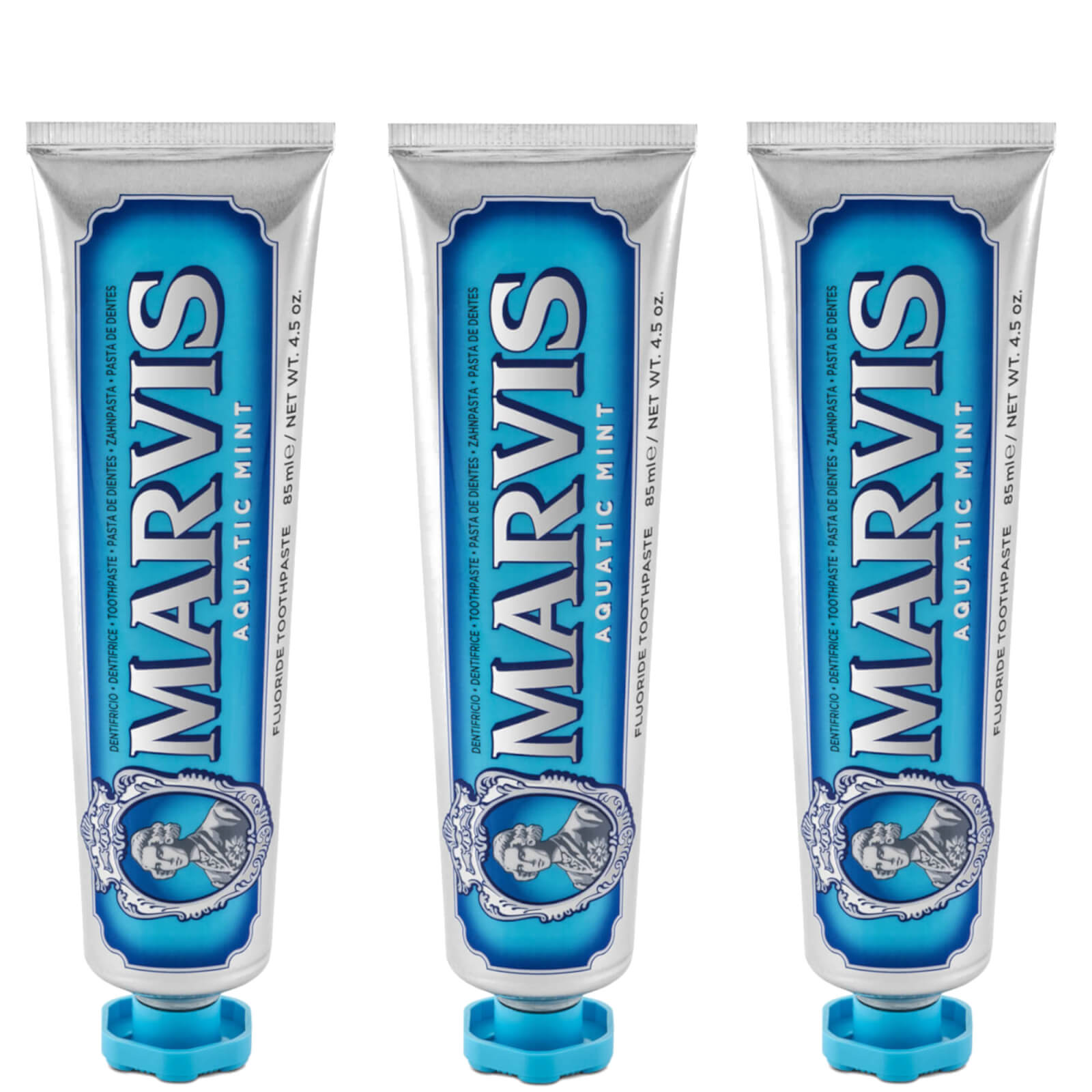 Marvis Aquatic Mint Toothpaste Bundle (3x85ml)