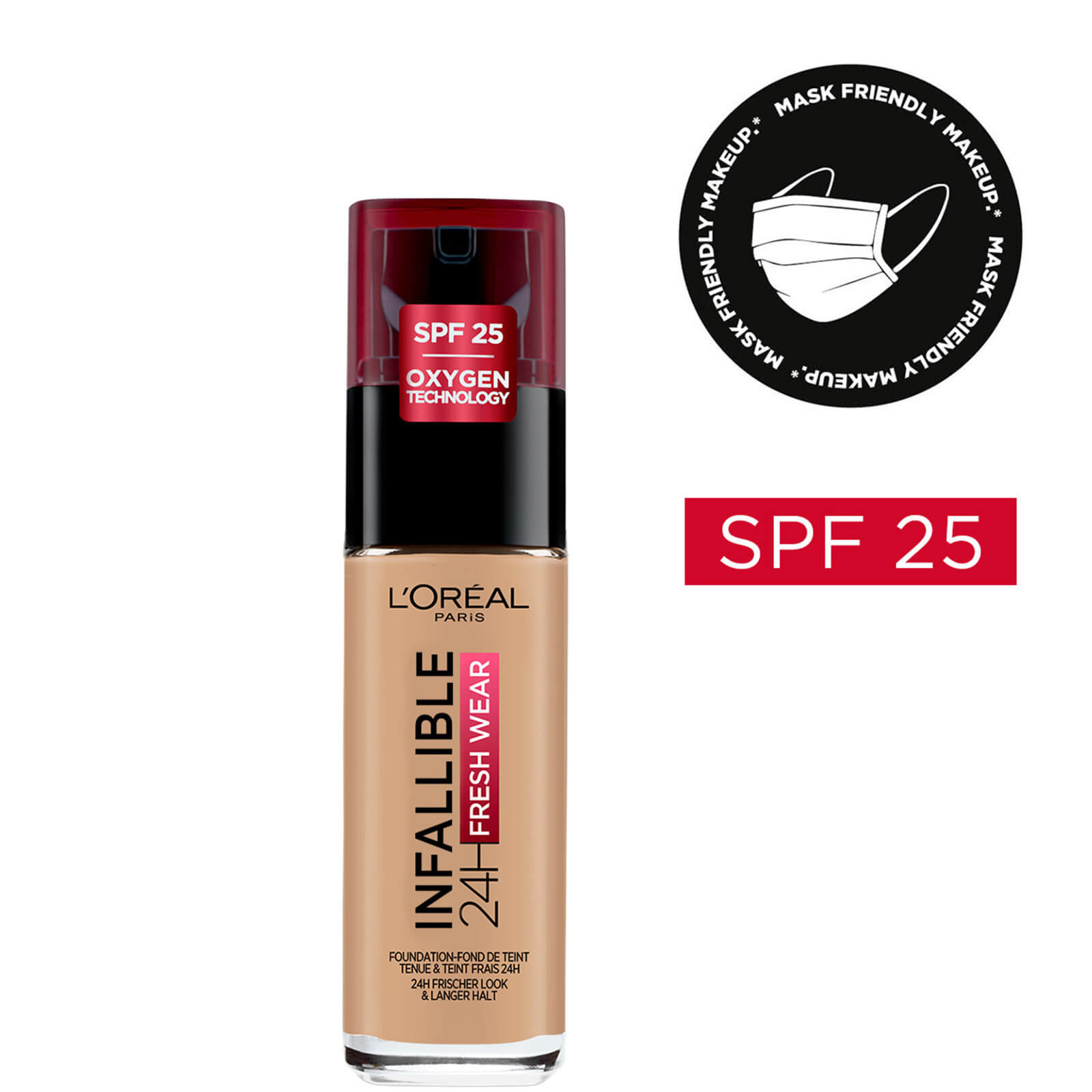 

L'Oréal Paris Infallible 24hr Freshwear Liquid Foundation (Various Shades) - 140 Golden Beige