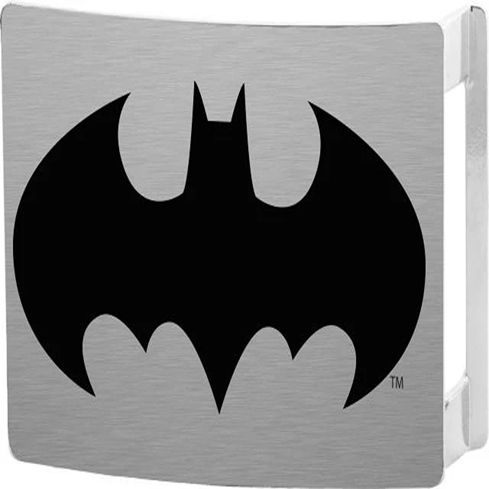 Buckle-Down DC Comics Batman Rock Star Belt Buckle - Brushed Silver/Black