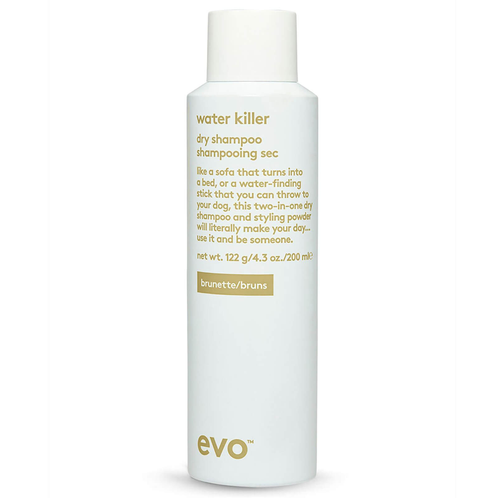 evo Hair Evo Water Killer Dry Shampoo Brunette 200Ml