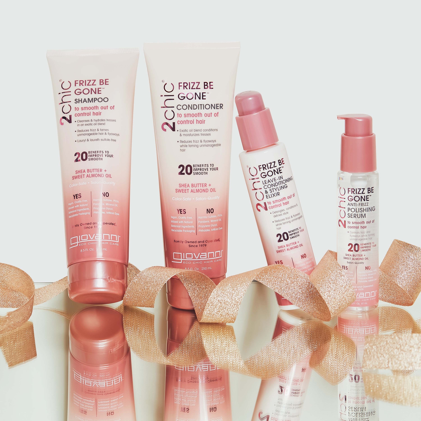 Thumbnail - Giovanni 2chic Frizz Be Gone Shampoo 250 ml