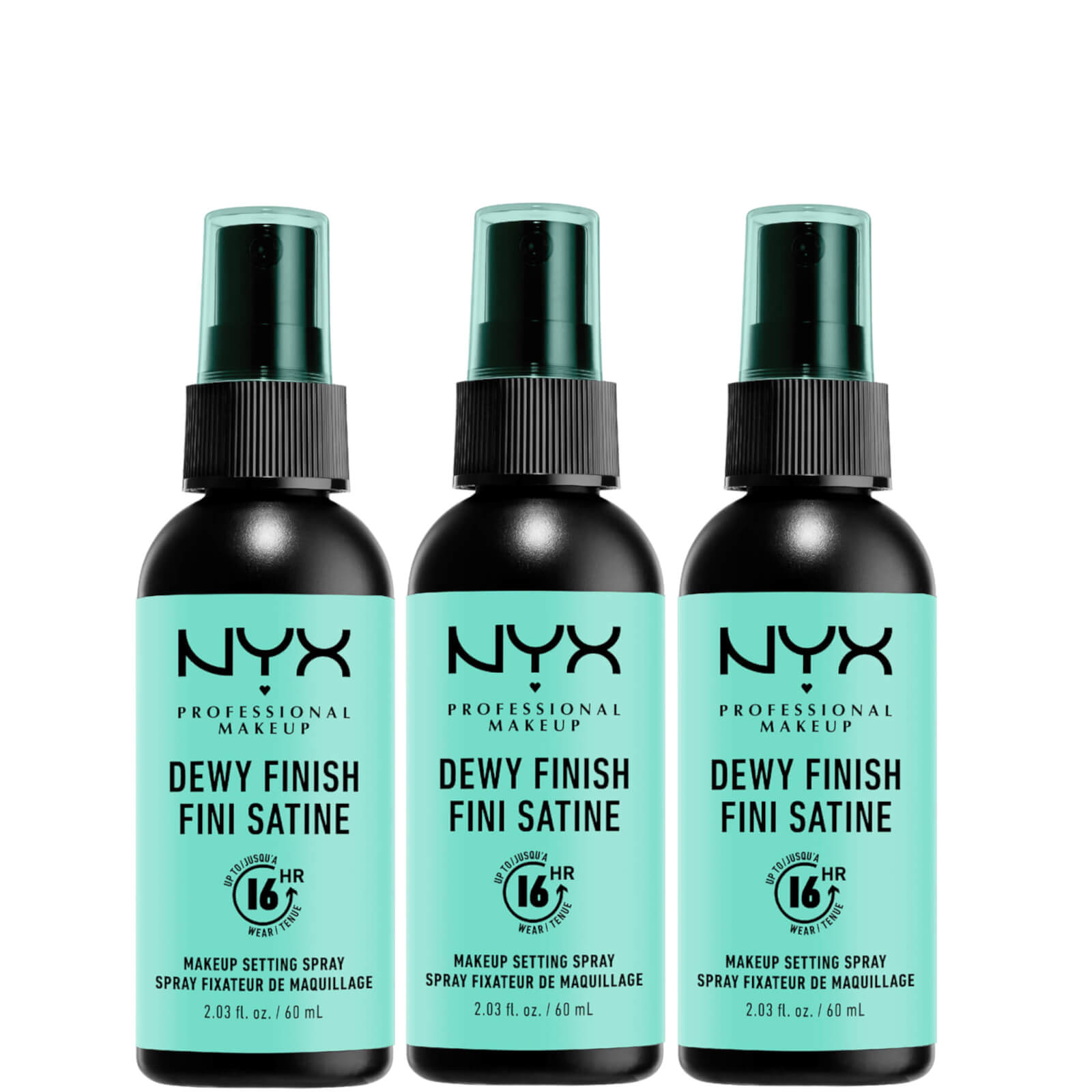 Image of NYX Professional Makeup Dewy Setting Spray Trio