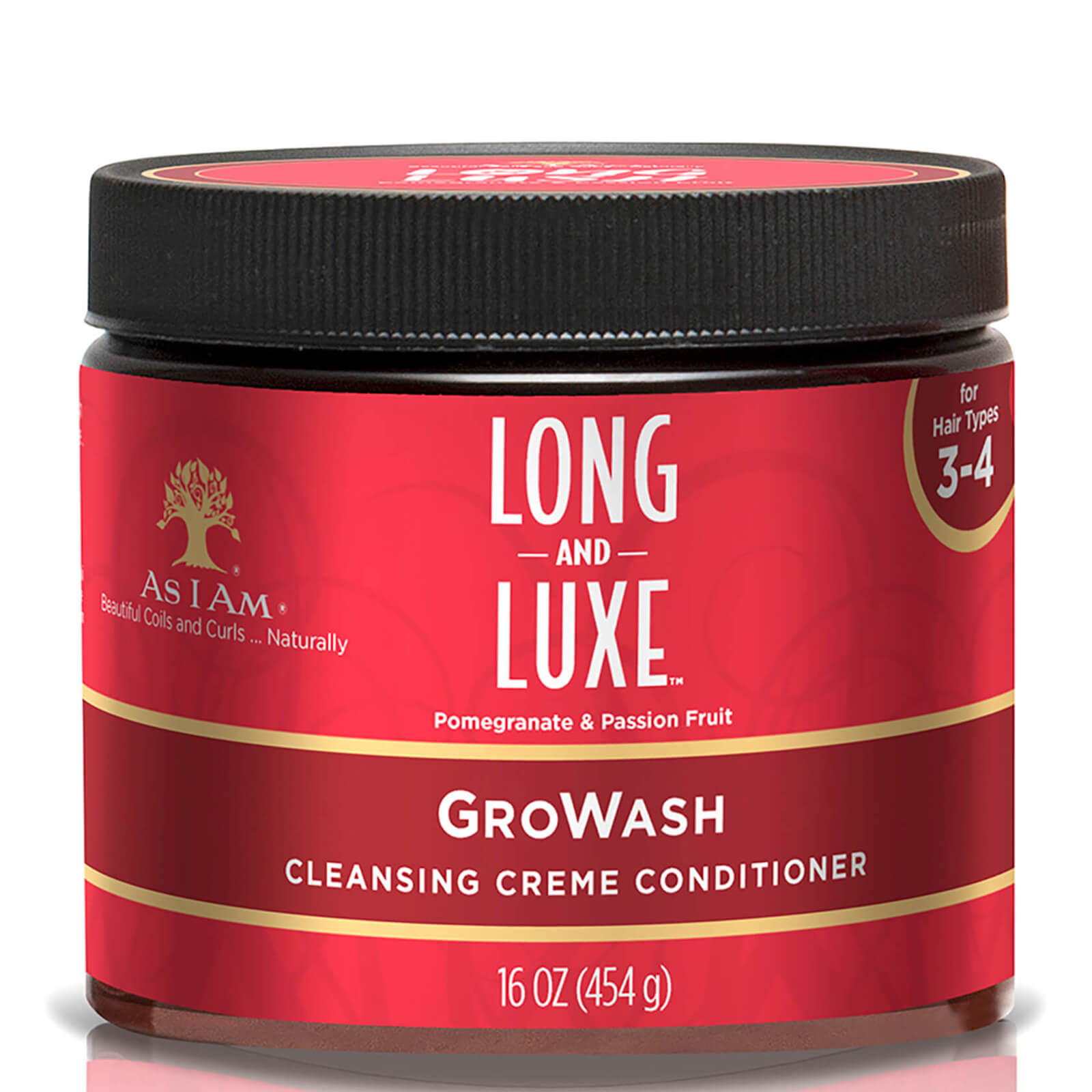 As I Am Long and Luxe GroWash balsamo rinforzante 454 g