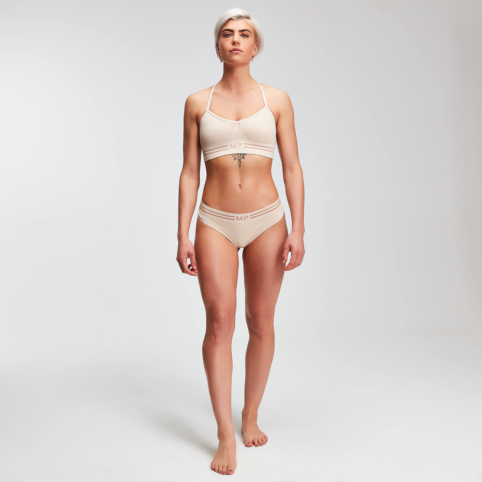 5056307376275 - Damen Essentials Seamless Tanga - Beige - XXL 5056307376275 - Damen Essentials Seamless Tanga - Beige - XXL