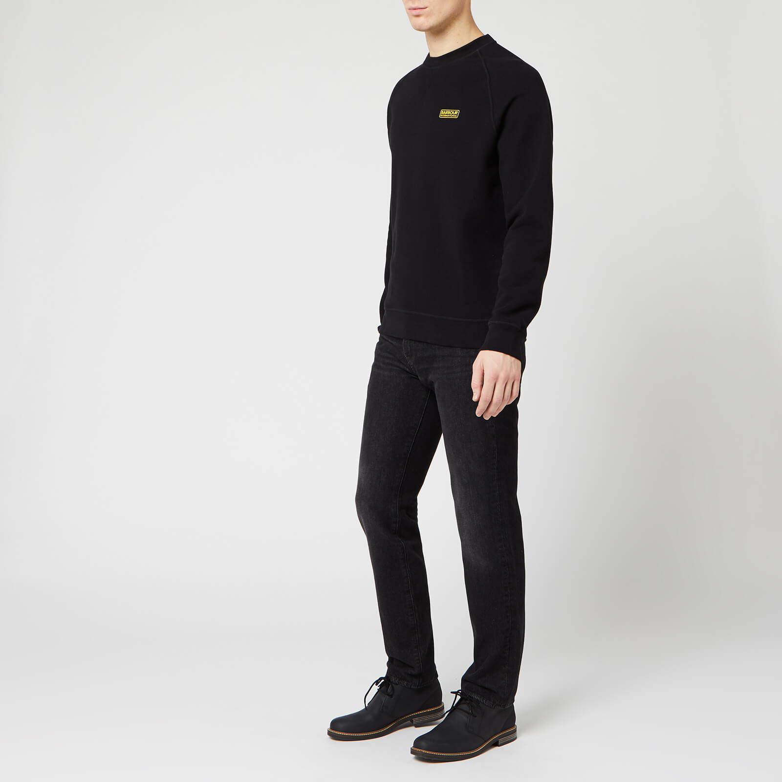 Barbour International Men's Essential Crew Sweatshirt - Black - S