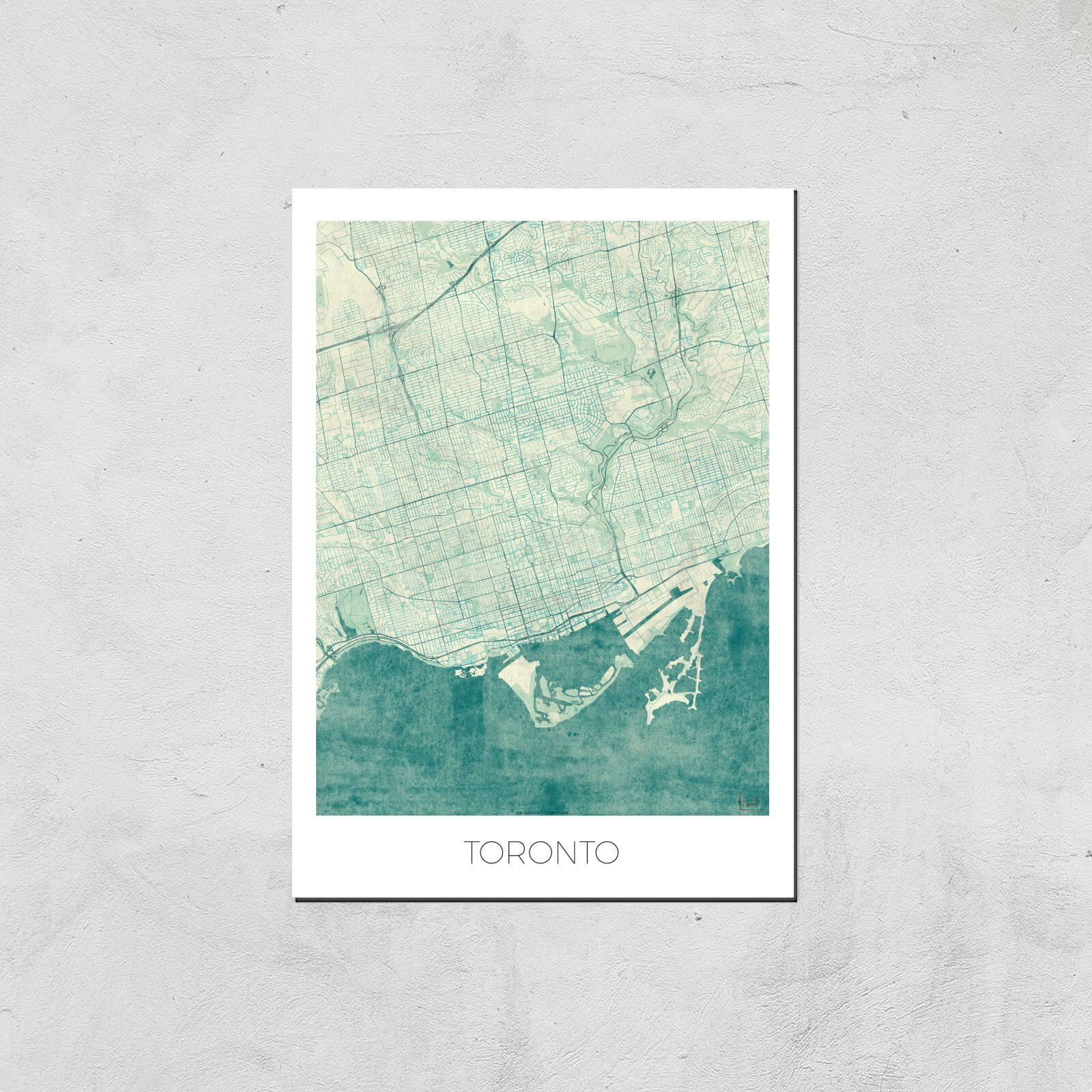 

Affiche Carte de Toronto (Couleur) - A3 - Print Only