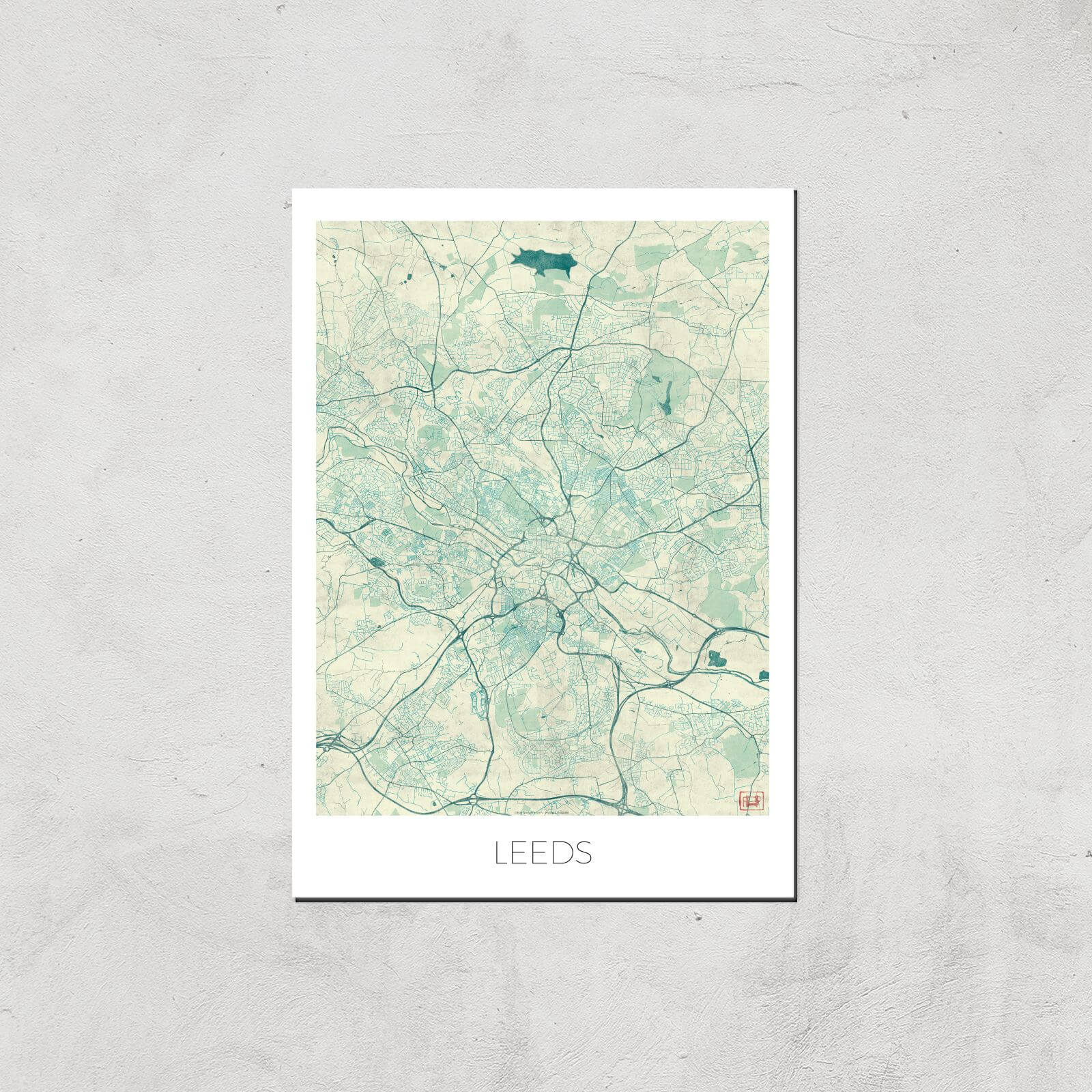 

Affiche Carte de Leeds (Couleur) - A3 - Print Only