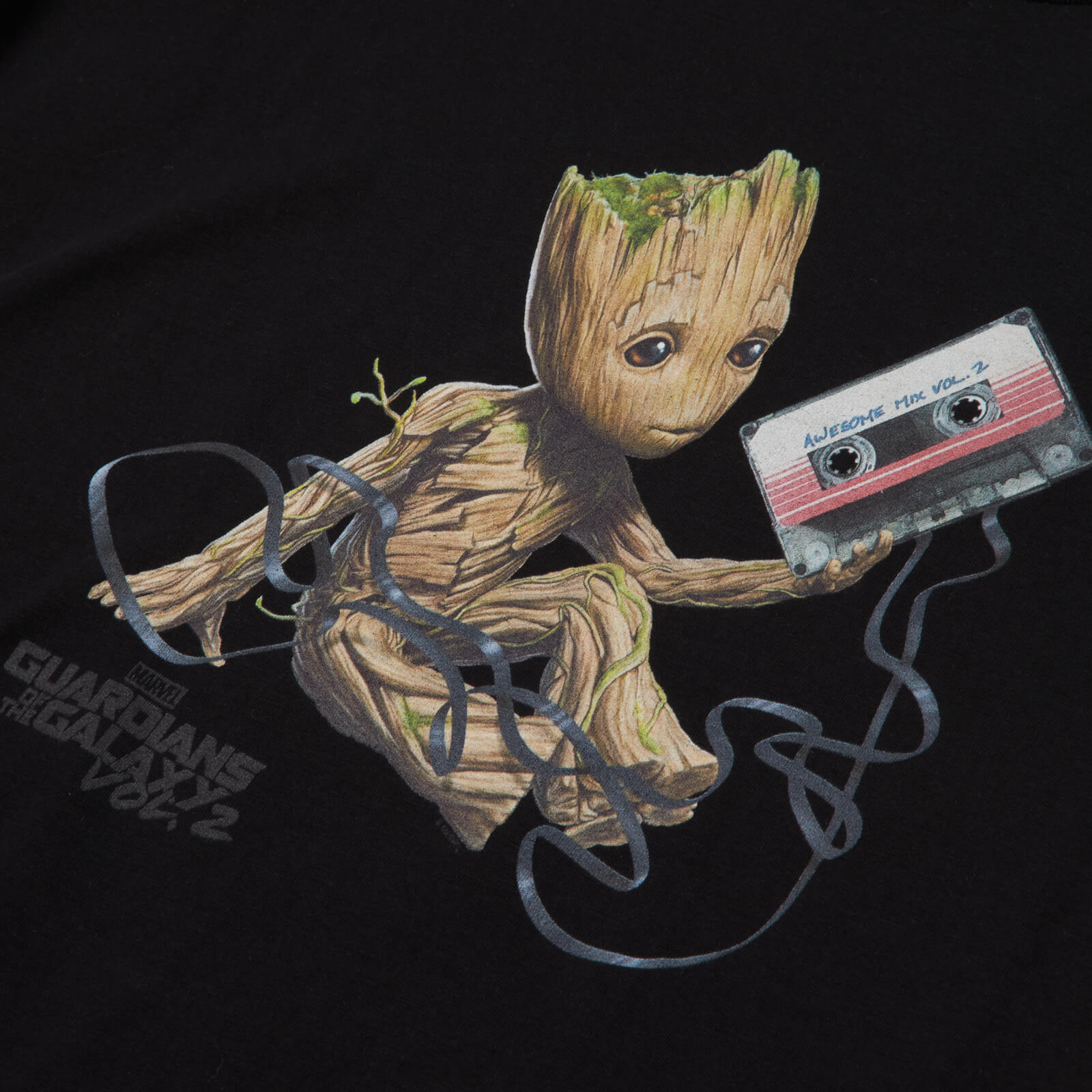 

T-Shirt Guardians Of The Galaxy Groot Tape Christmas - Nero - Donna - S