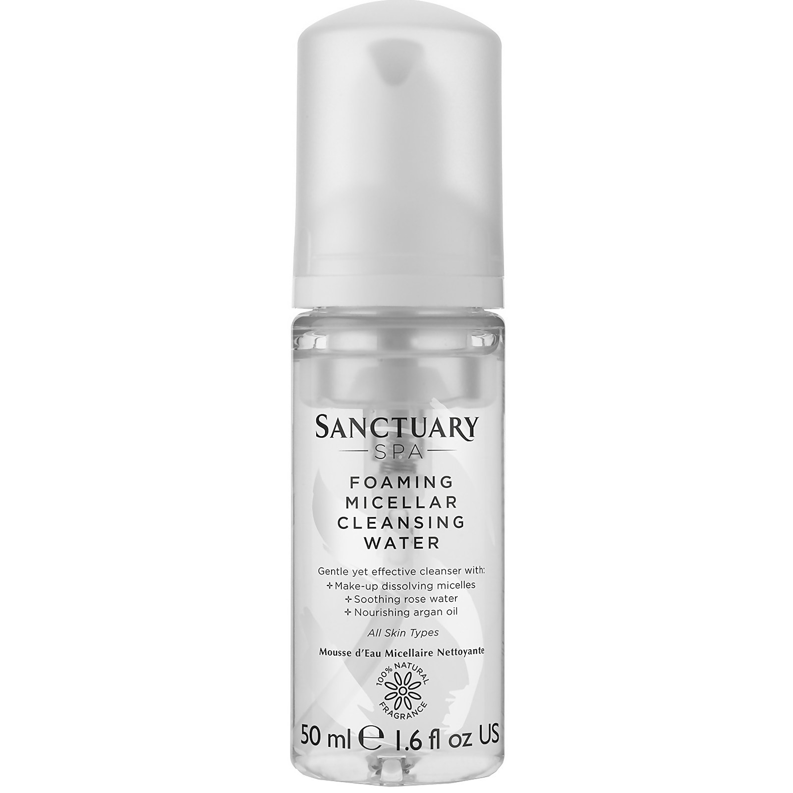 

Sanctuary Spa Foaming Micellar Cleansing Water 50ml