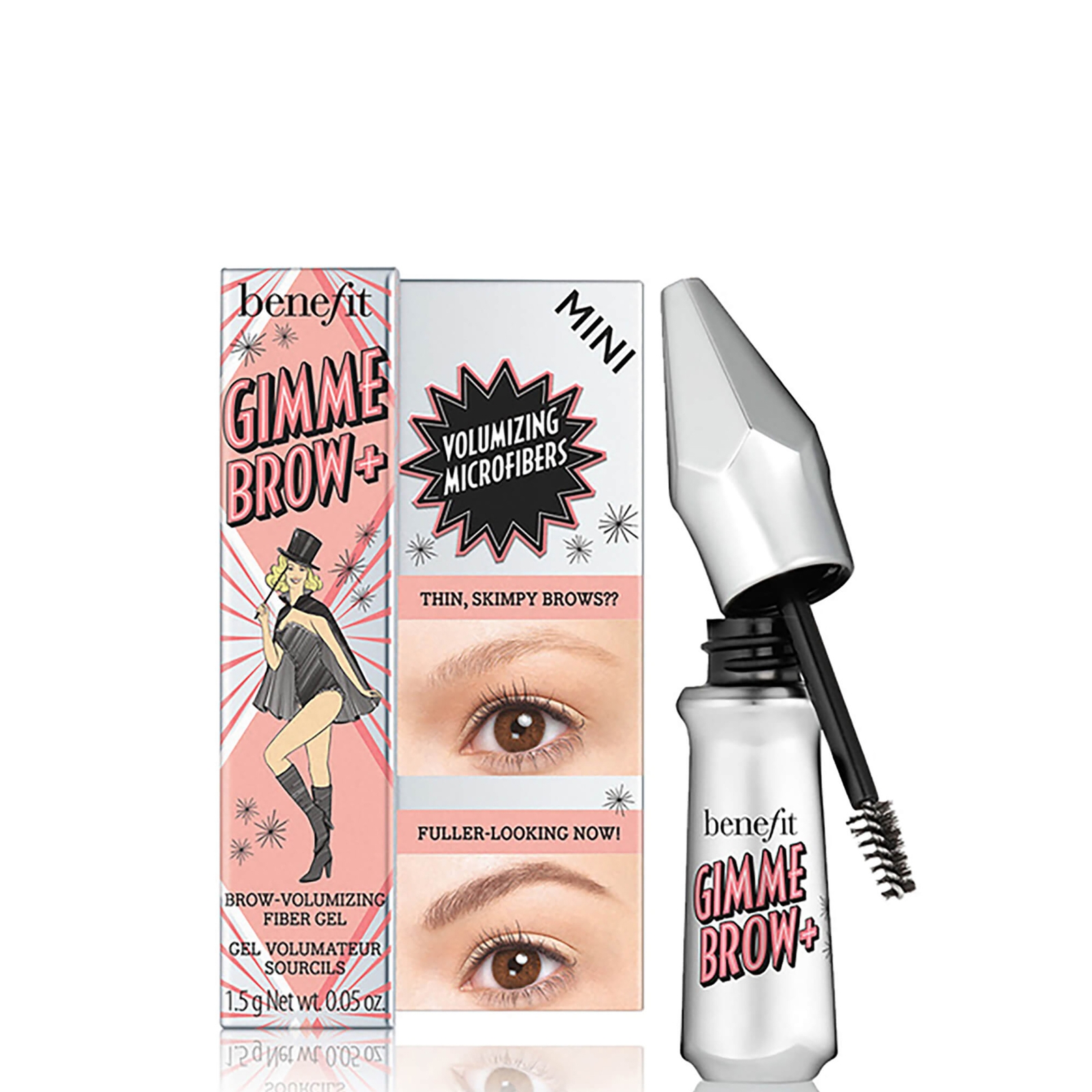 benefit Gimme Brow+ Mini Gel 1.5g (Various Shades) - 3.5 Medium