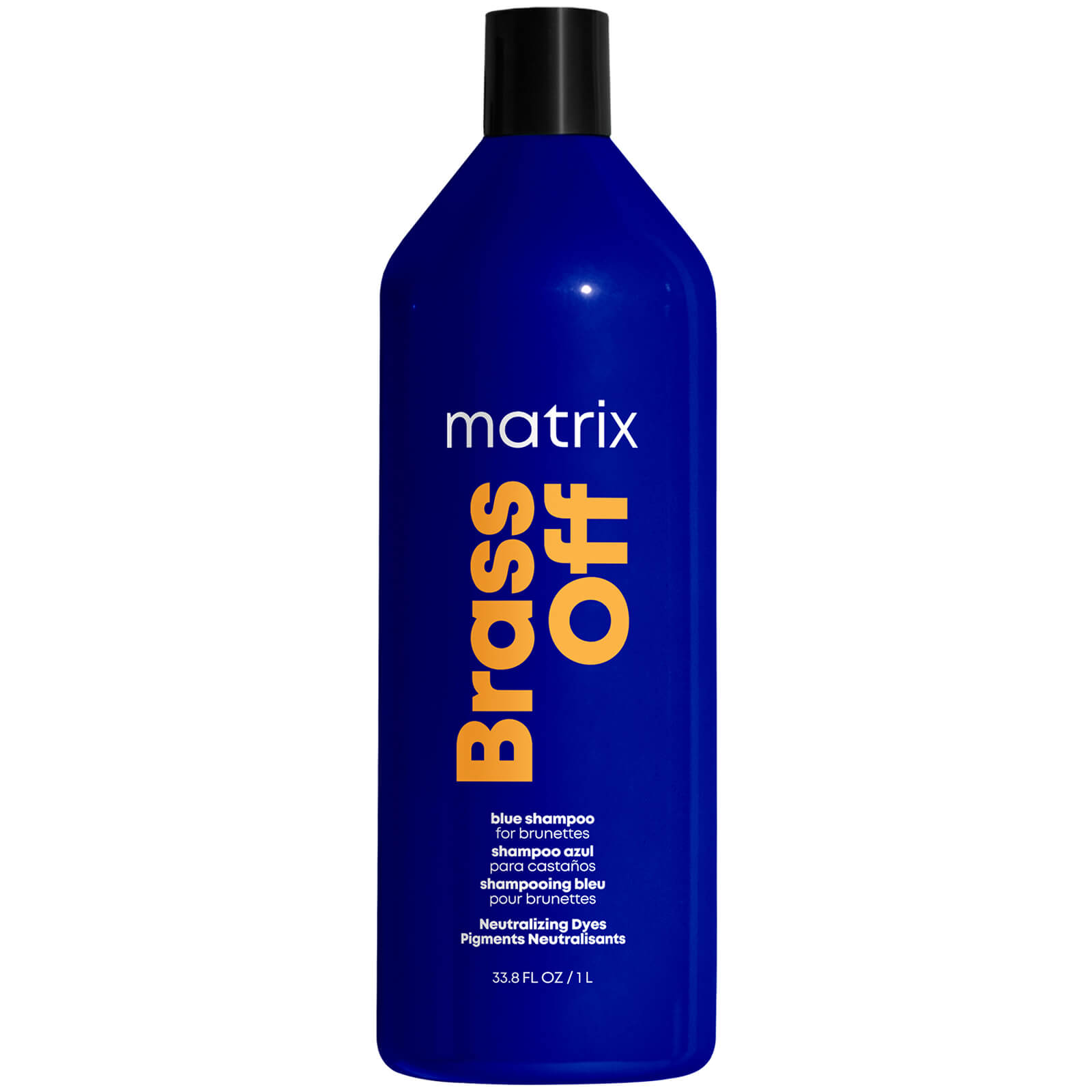 Matrix Total Results Brass Off Brunette Blue Shampoo for Lightened Brunette Hair 1000ml