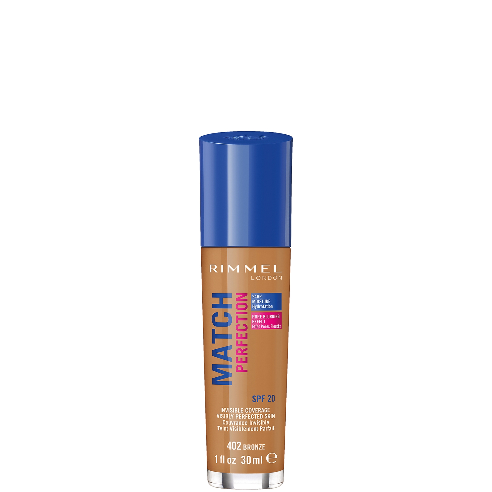 

Rimmel London SPF 20 Match Perfection Foundation 30ml (Various Shades) - Bronze