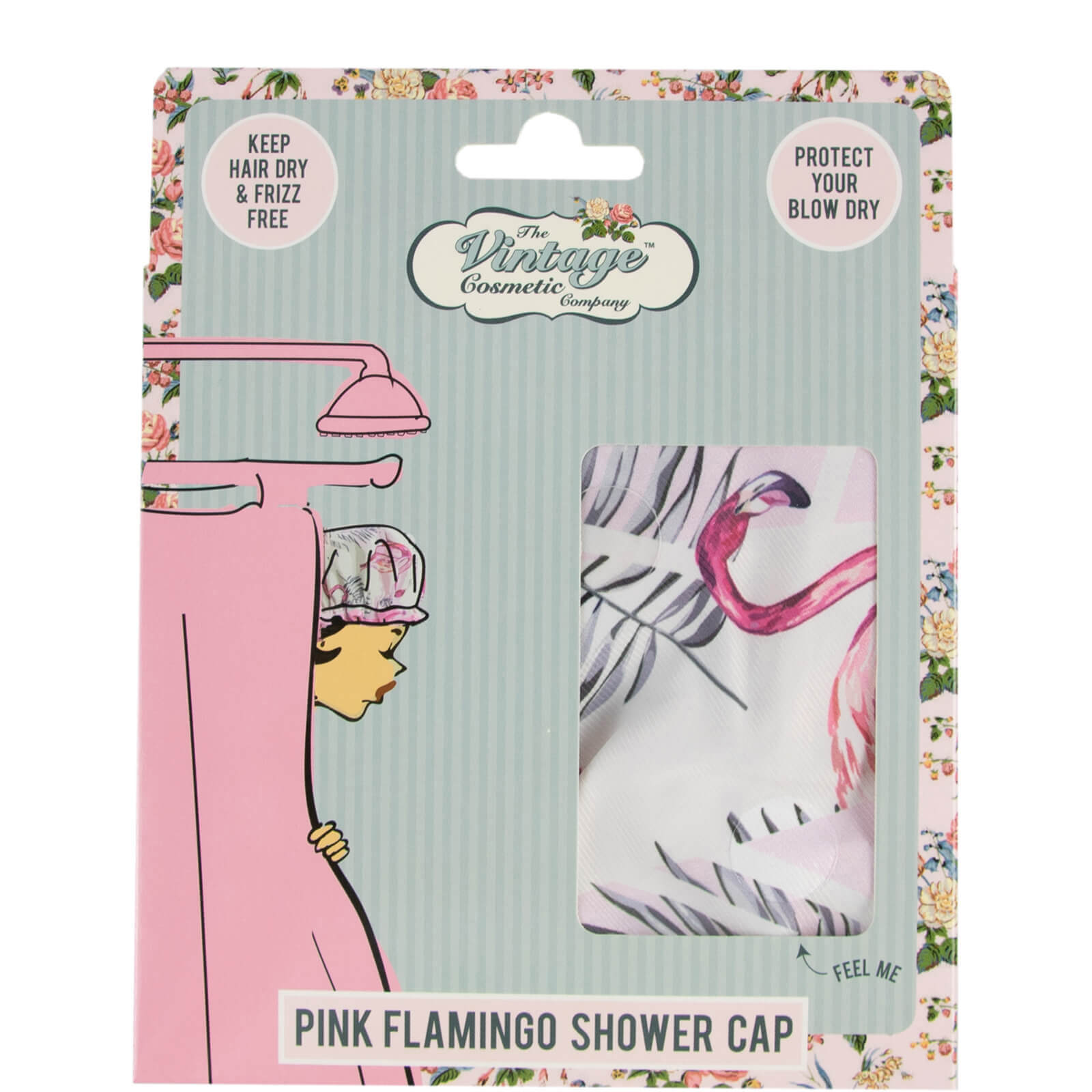 The Vintage Cosmetic Company Shower Cap czepek pod prysznic – Flamingo