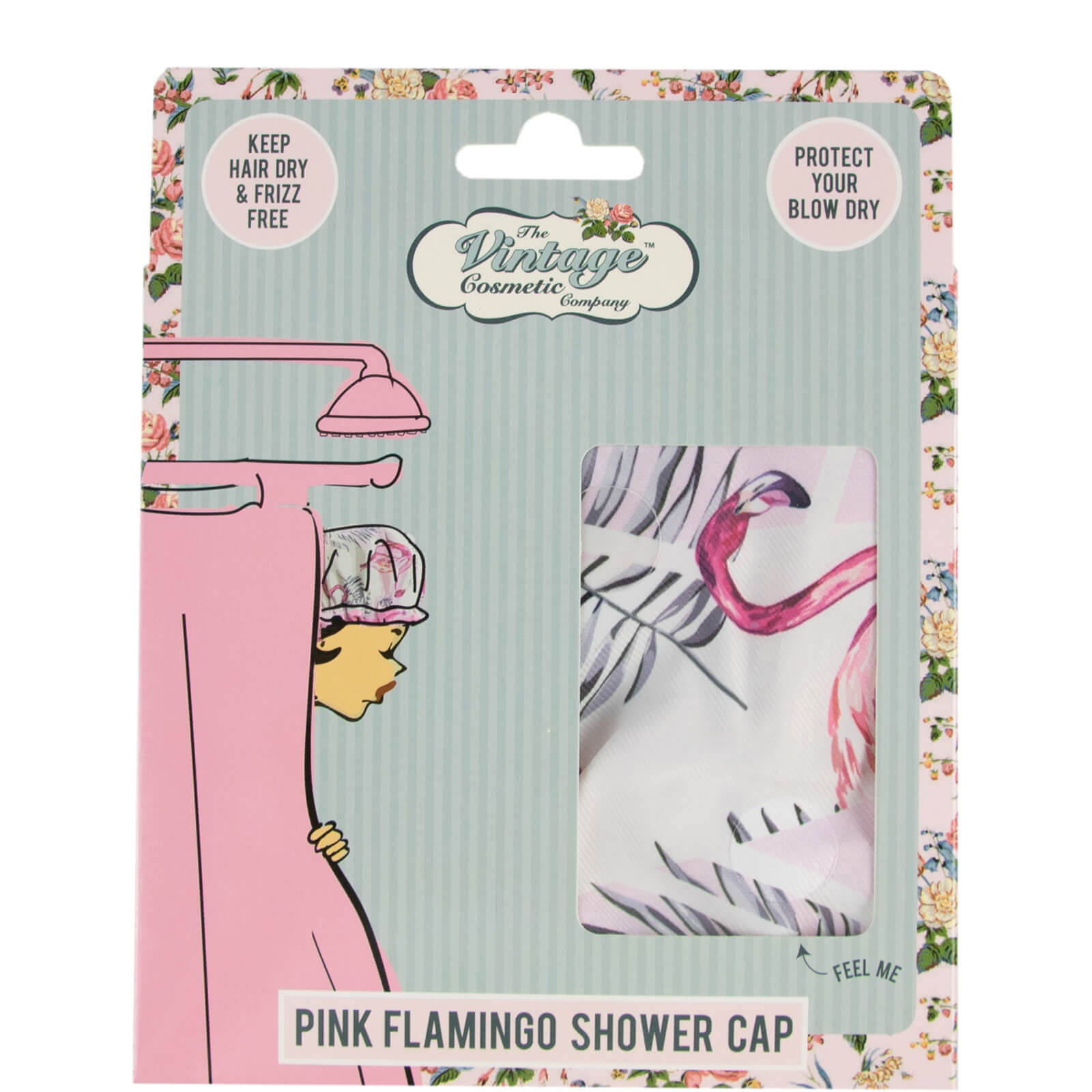

The Vintage Cosmetic Company Shower Cap - Flamingo