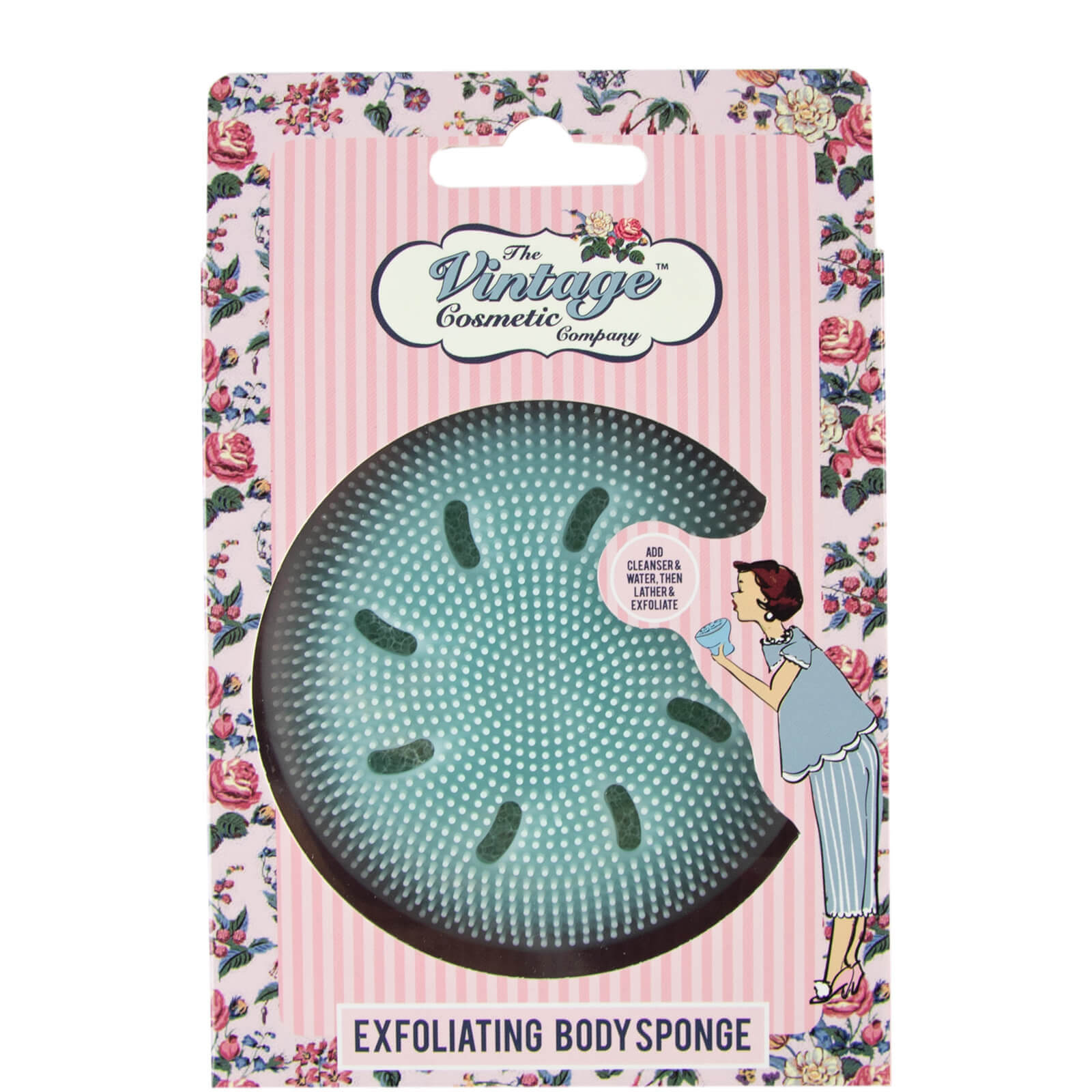 

The Vintage Cosmetic Company Exfoliating Body Sponge - Blue