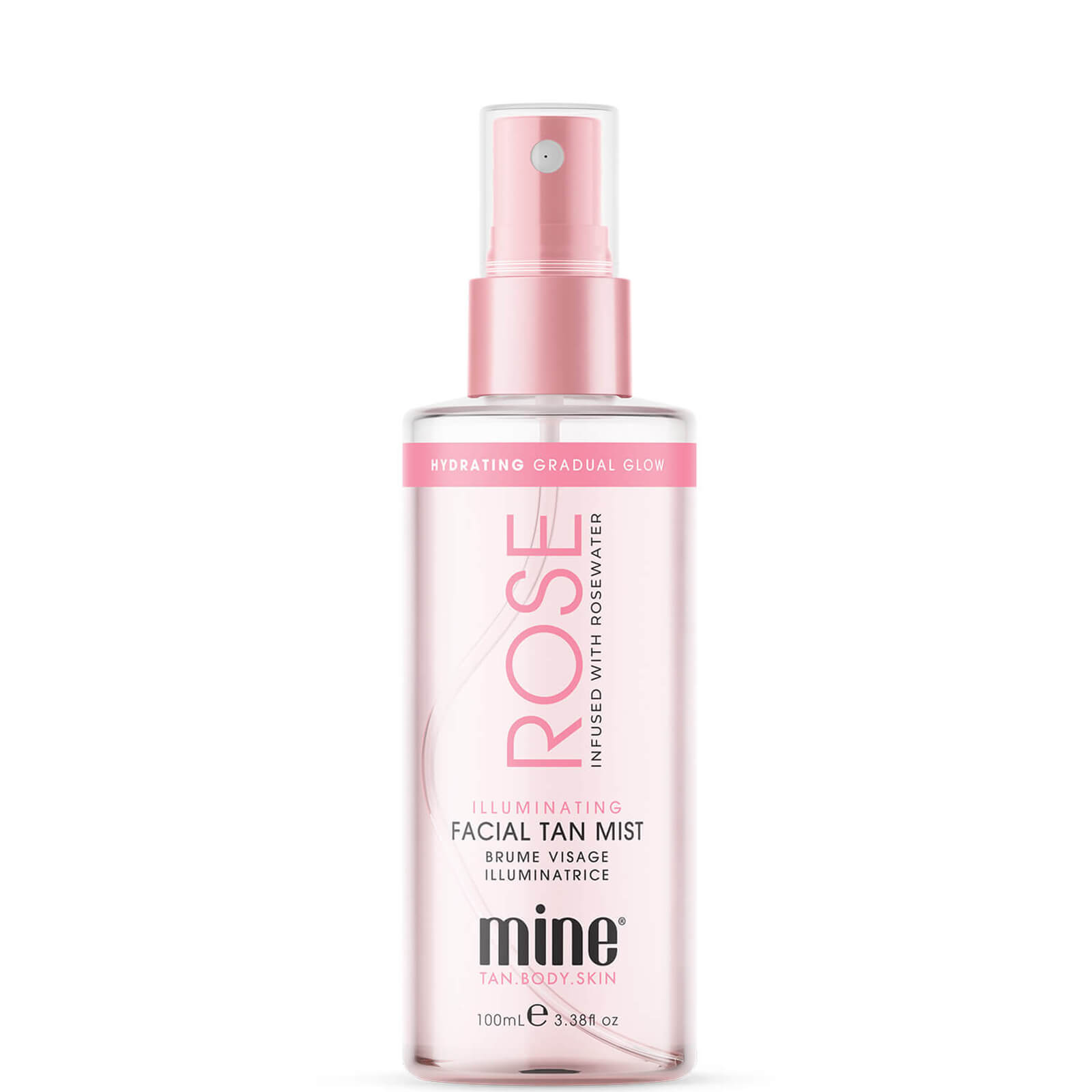 Photos - Sun Skin Care MineTan Illuminating Rose Water Tan Mist 100ml MIH201824