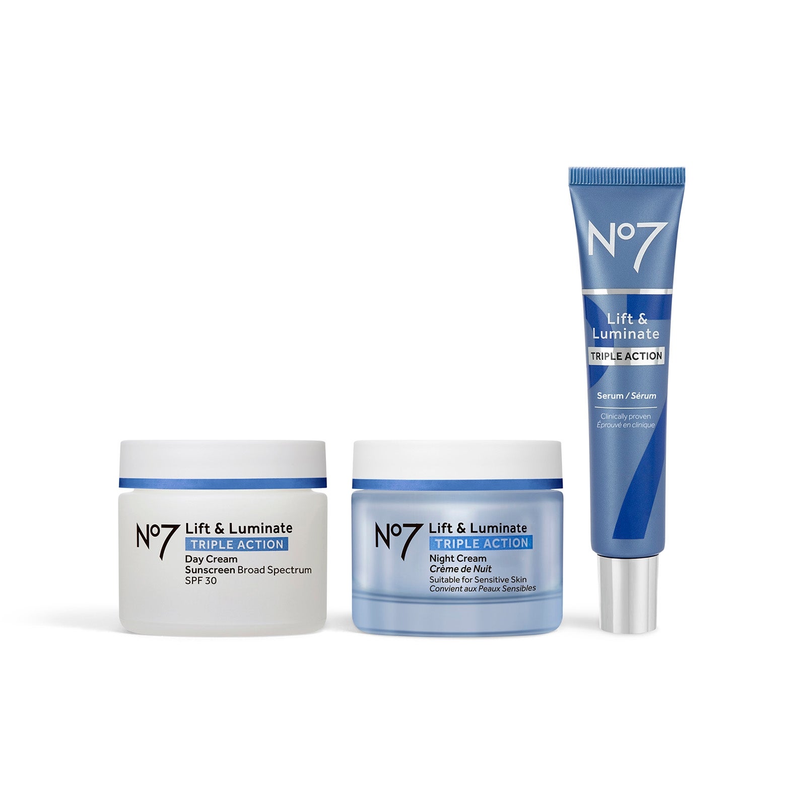 Lift Luminate Triple Action 3-Piece Skincare System 75$