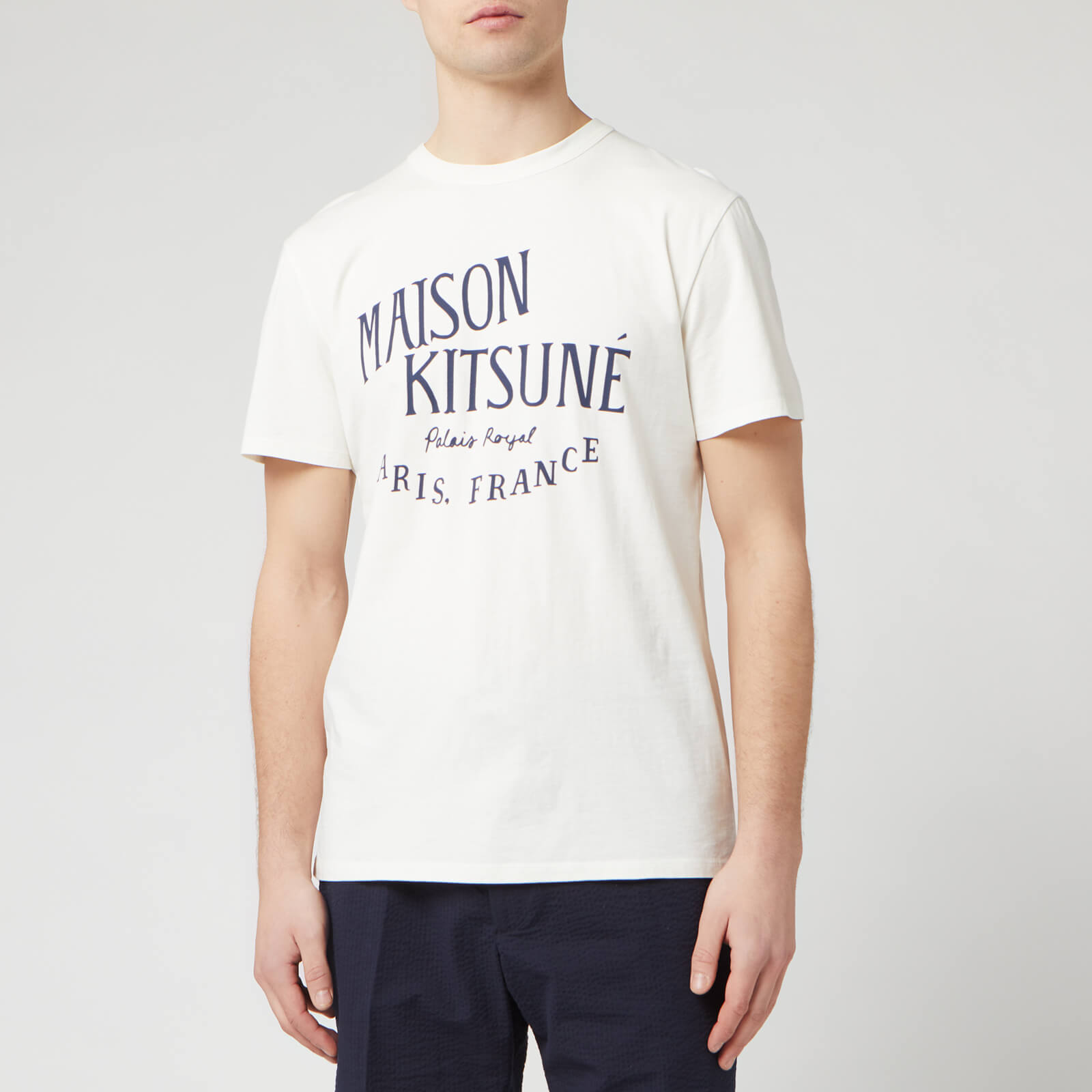 Maison Kitsuné Men's Palais Royal Classic T-Shirt - Latte - L