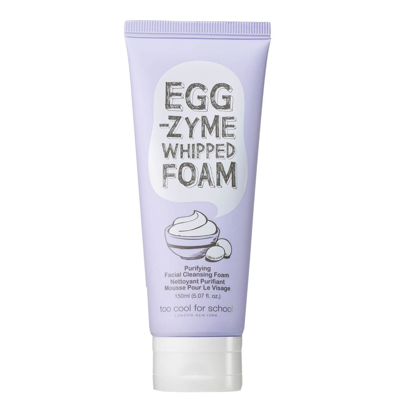 Фото - Засіб для очищення обличчя і тіла Too Cool For School Egg-Zyme Whipped Foam 150g KSEGZWF-A00