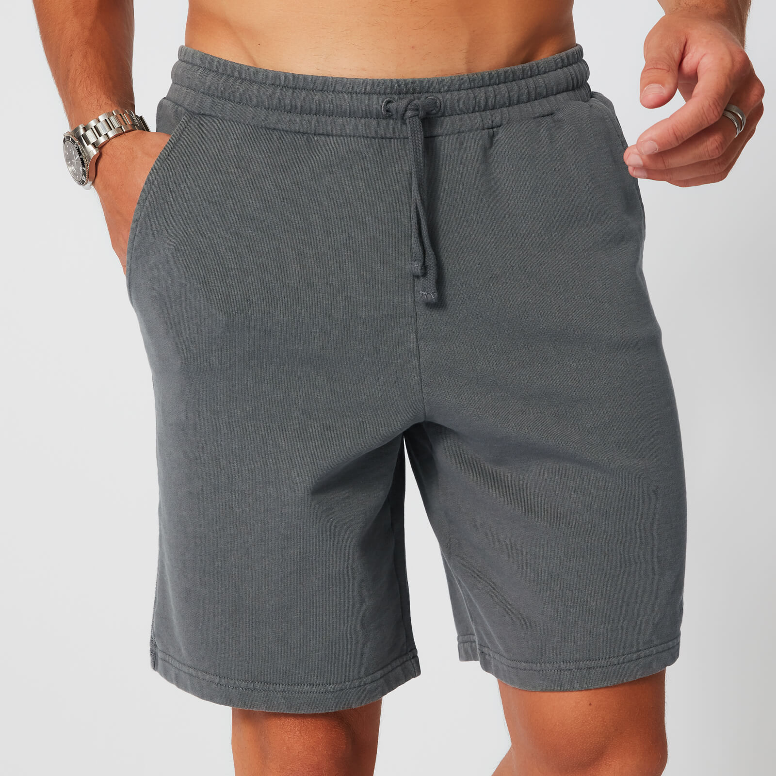 Washed grey shorts Clearance