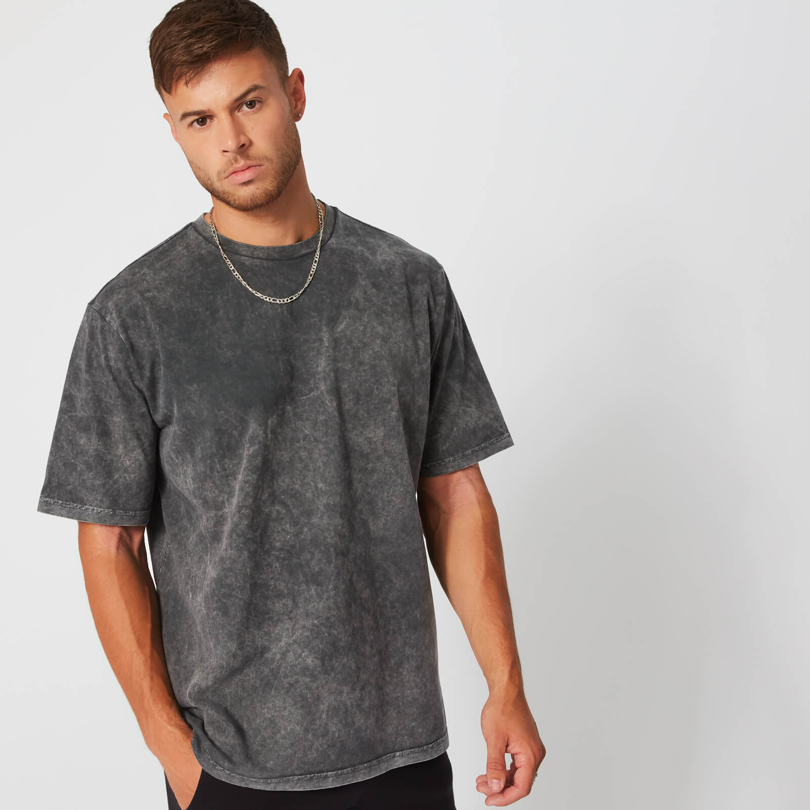 Grey acid wash t shirt clearance