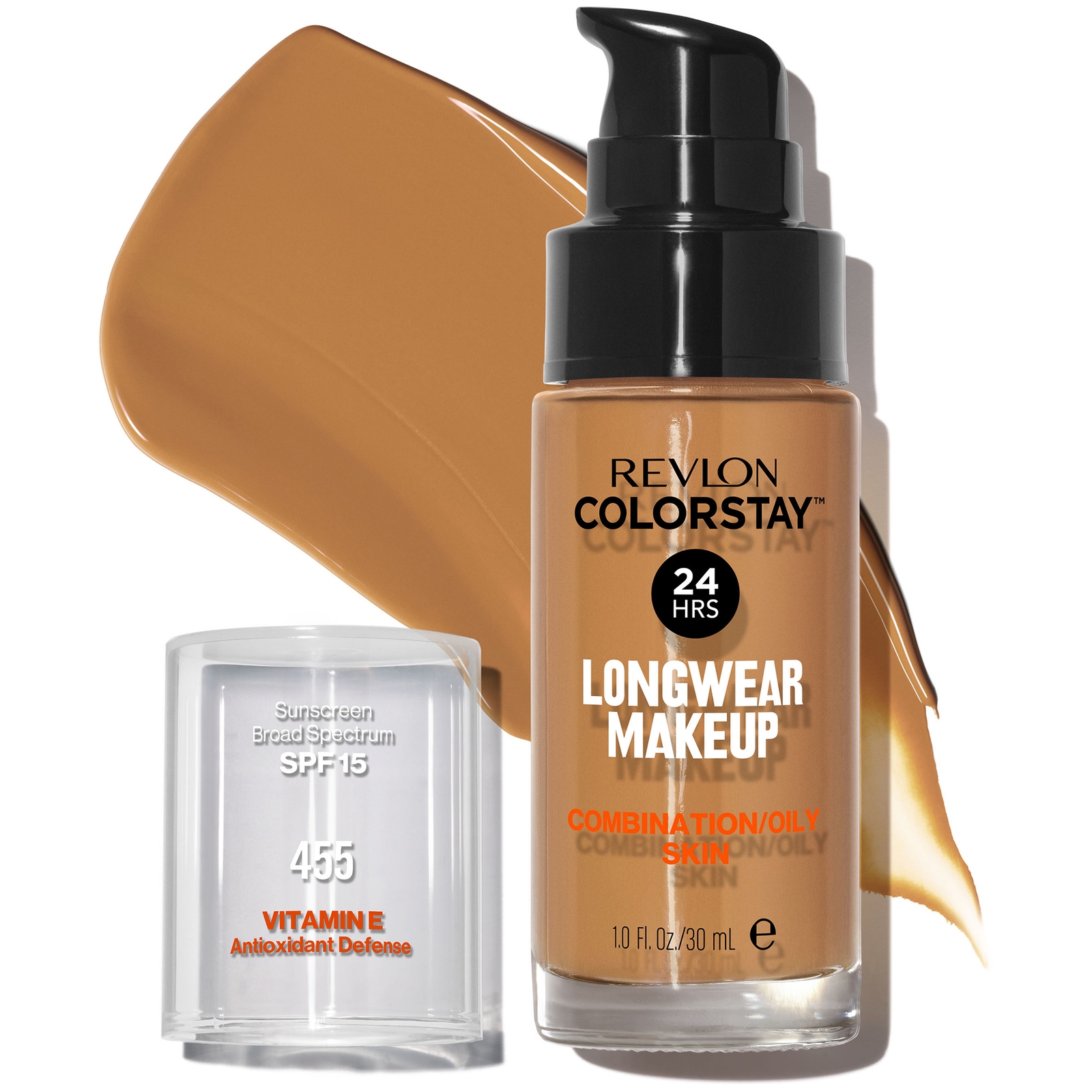 Image of Revlon ColorStay Make-Up Foundation for Combination/Oily Skin (Various Shades) - Honey Beige