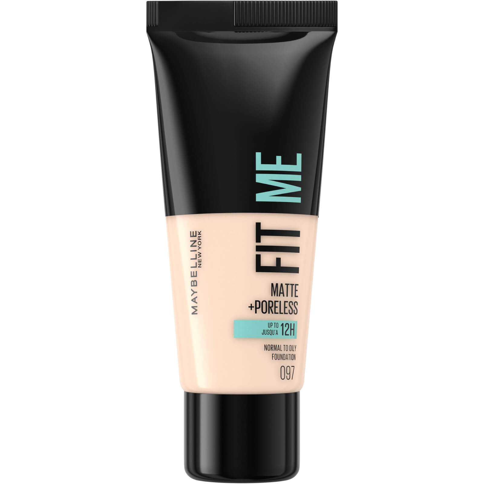 Maybelline Fit Me! Matte and Poreless Foundation 30ml (Various Shades) - 097 Natural Porcelain