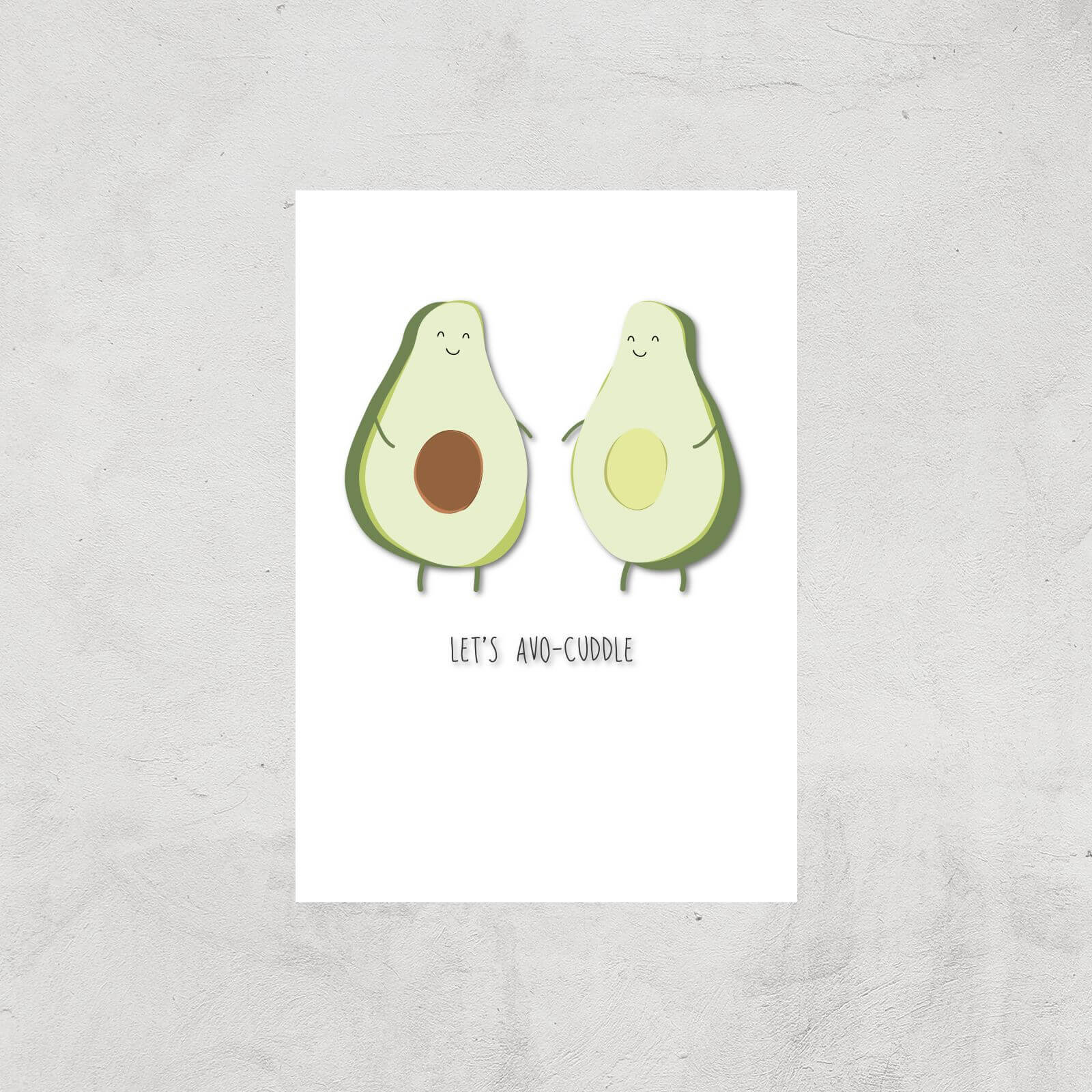 Let's Avo-Cuddle Art Print - A4 - Print Only