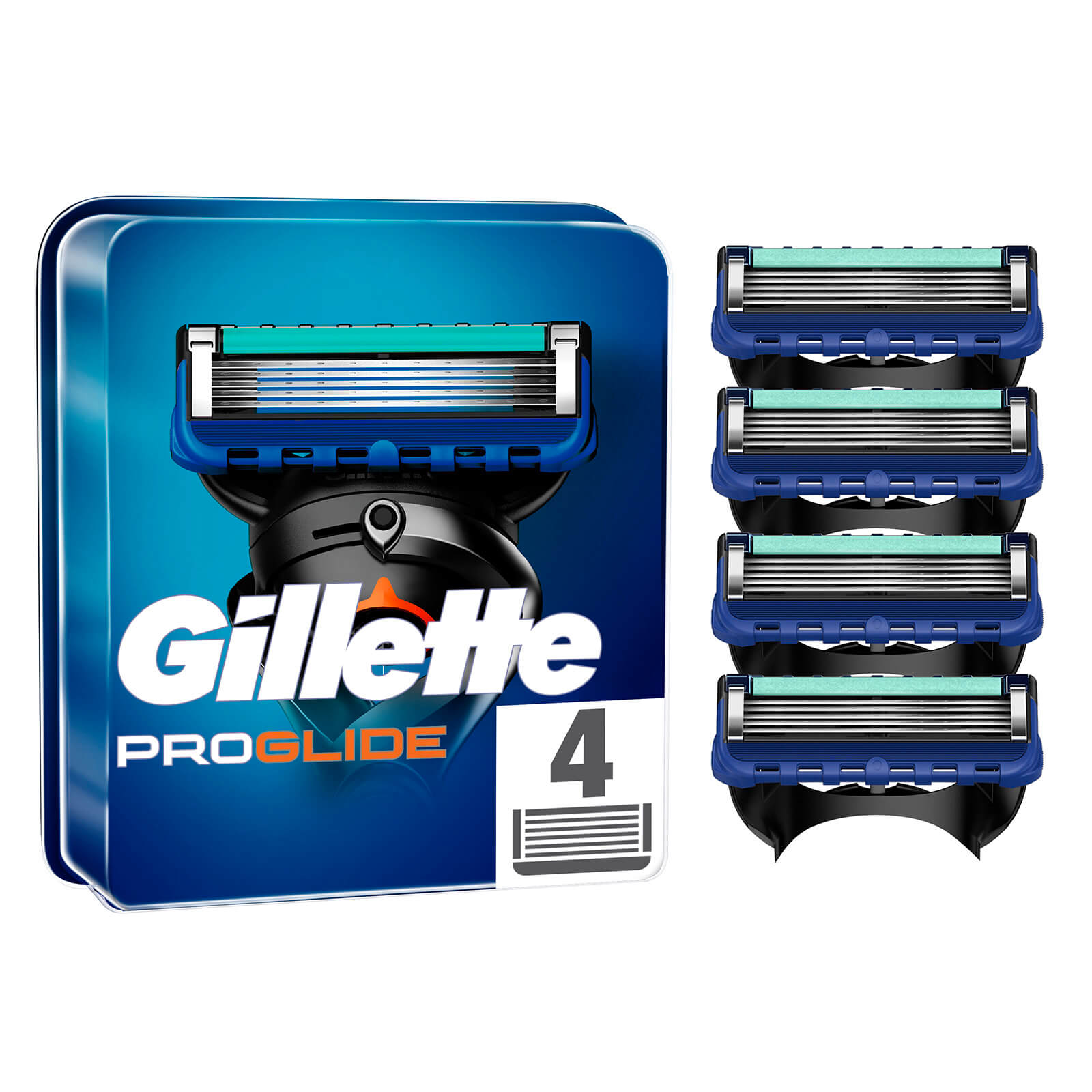 Gillette ProGlide Replacement Blades (4 Refills) lookfantastic.com imagine