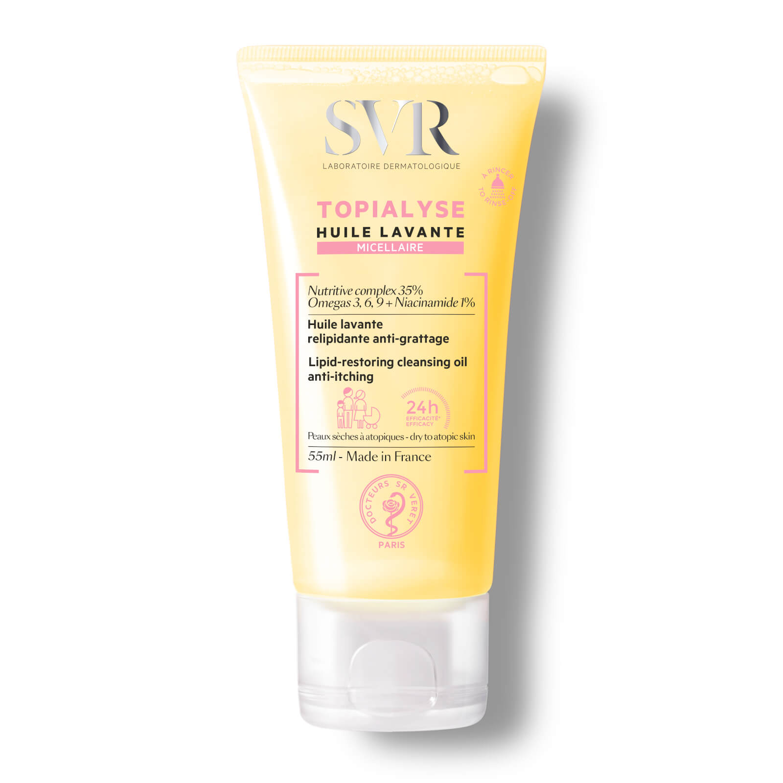 

SVR Laboratoires Topialyse Emulsifying Wash-Off Micellar Cleansing Oil 55ml
