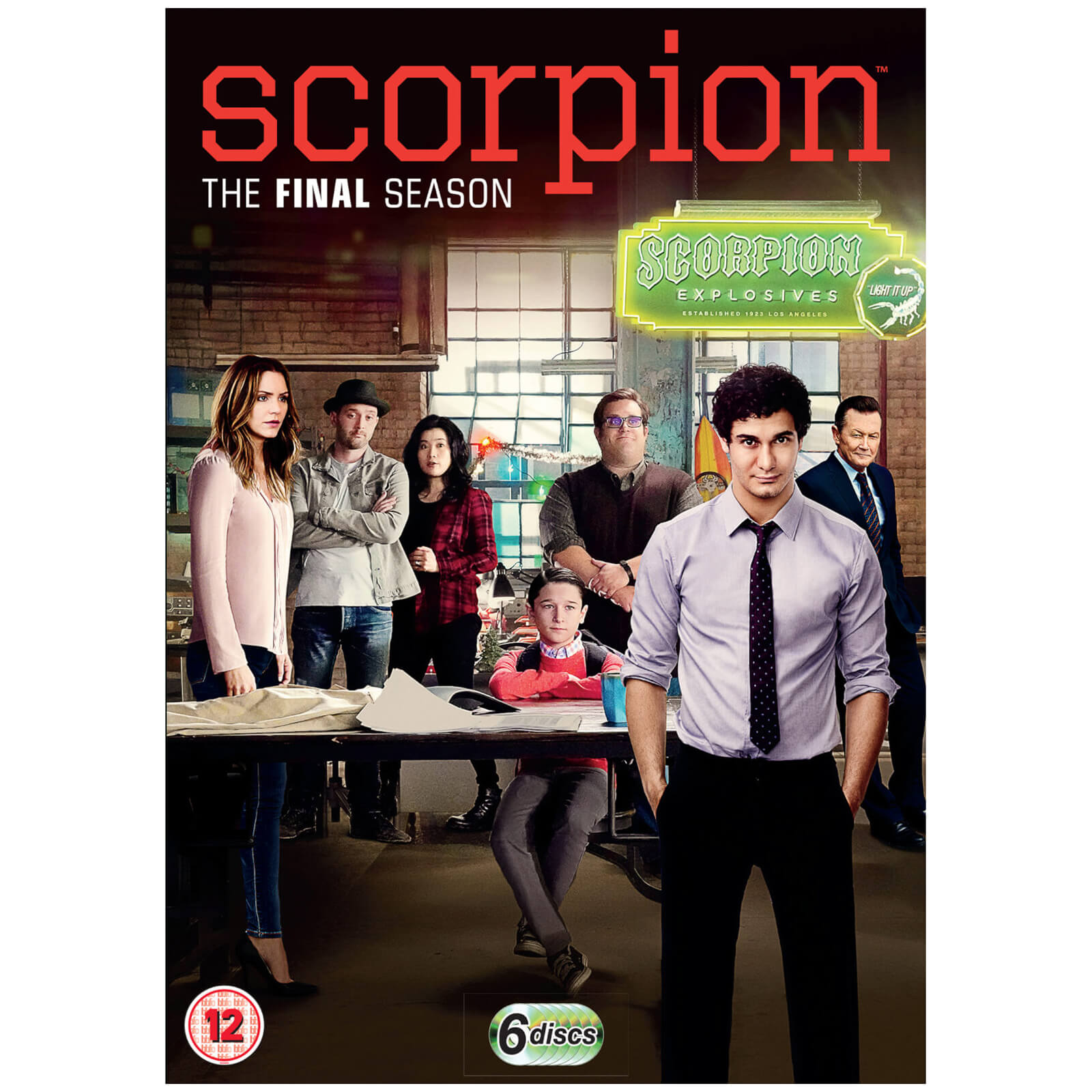 scorpion: season 4 set
