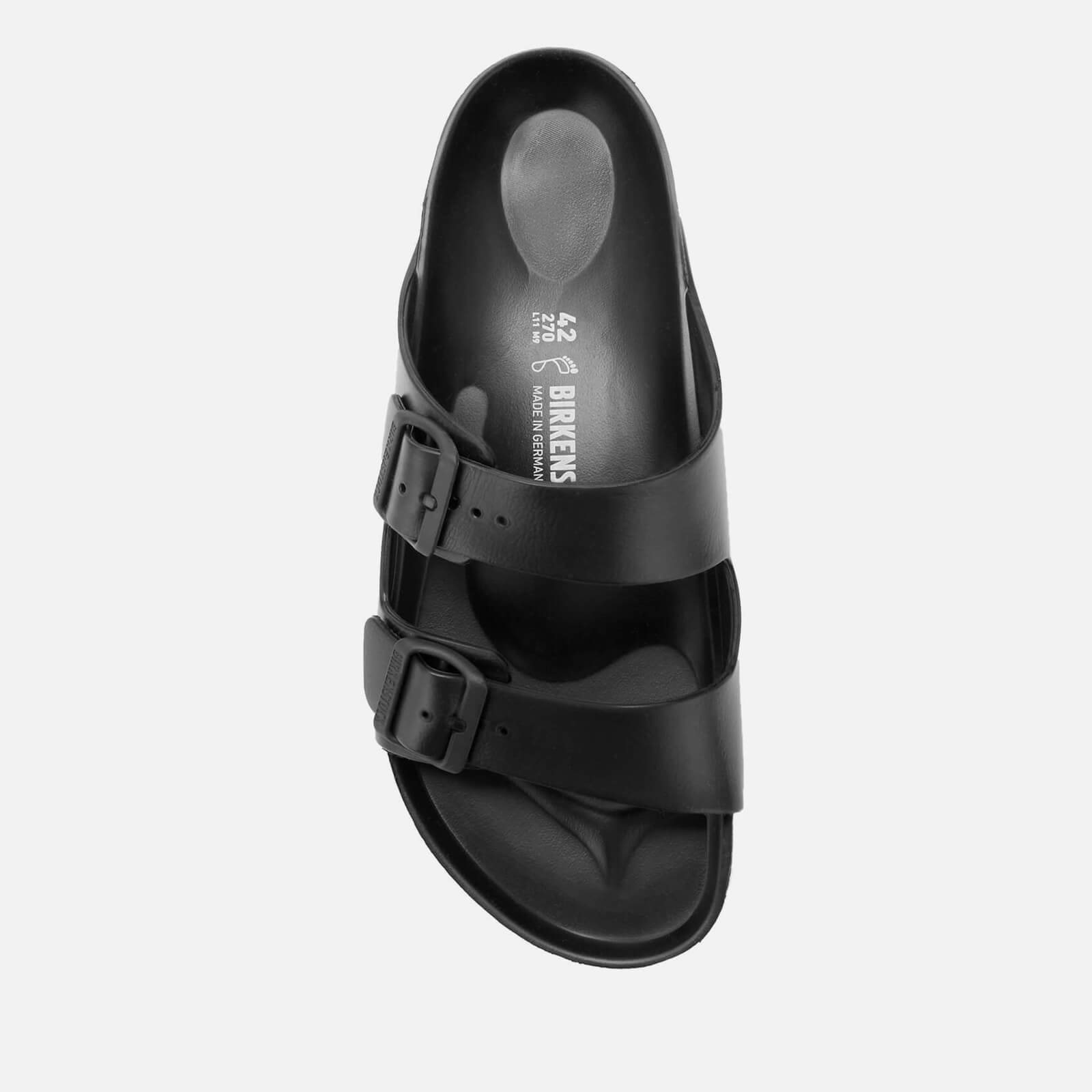 birkenstock men's arizona eva double strap sandals - black - uk 8.5