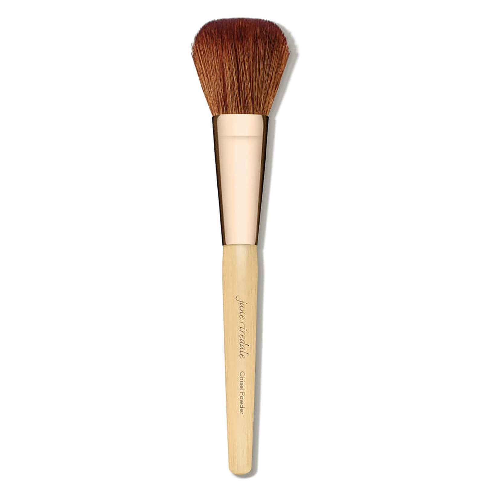 Click to view more detailed imagery on our partner's website Jane Iredale Chisel Powder Brush (1 Piece) In Brown