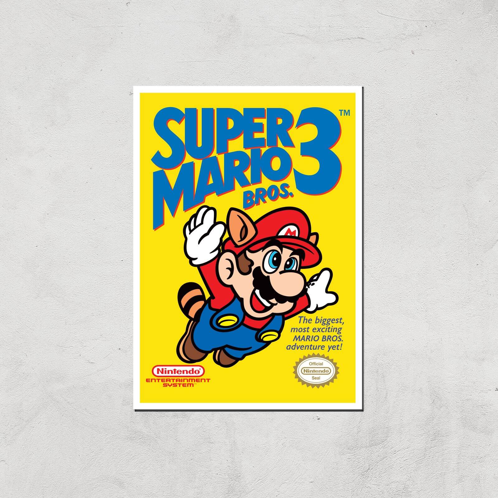 Nintendo Super Mario Bros 3 Art Print - A3 - Print Only