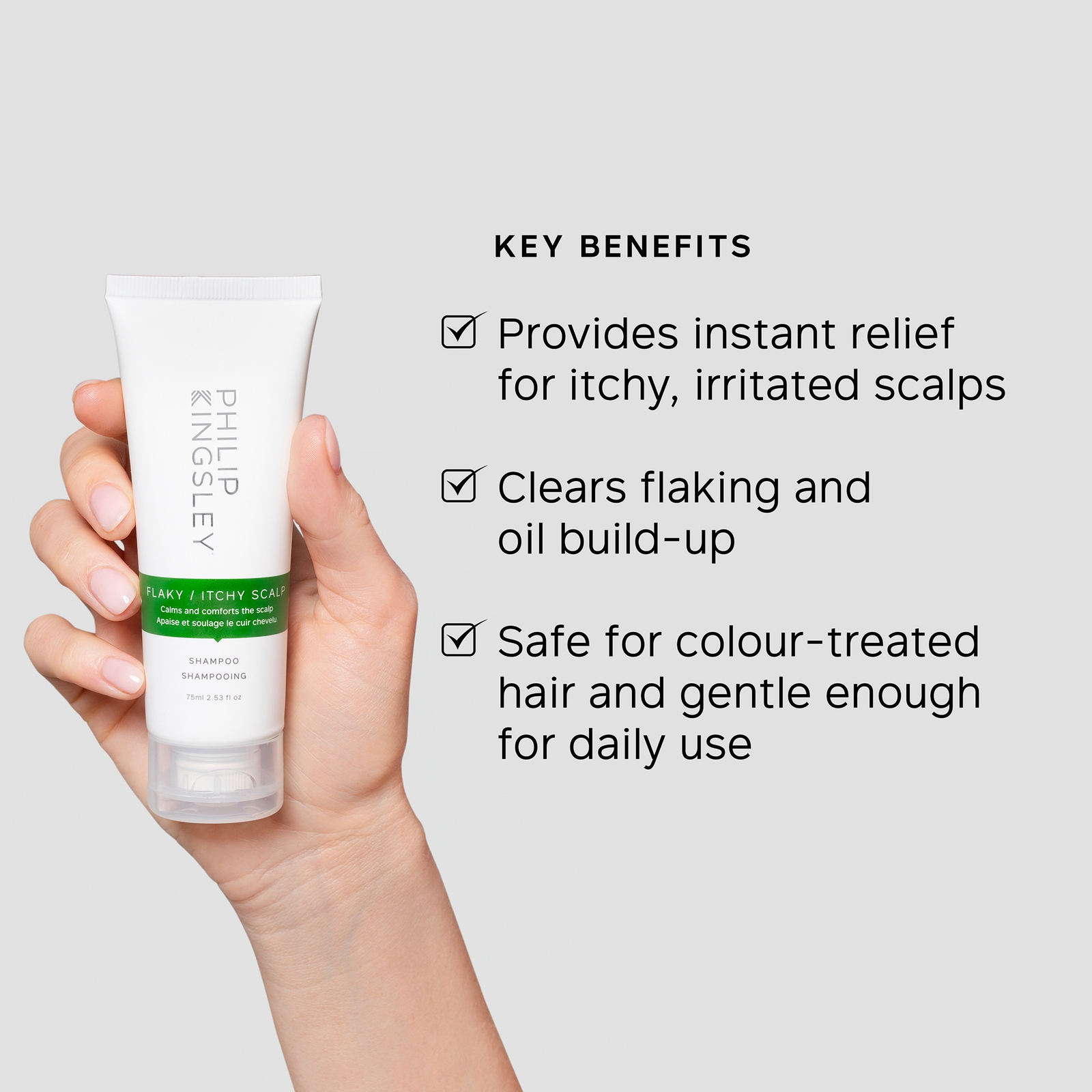 Thumbnail - Philip Kingsley Flaky/Itchy Scalp Anti-Dandruff Shampoo 75ml