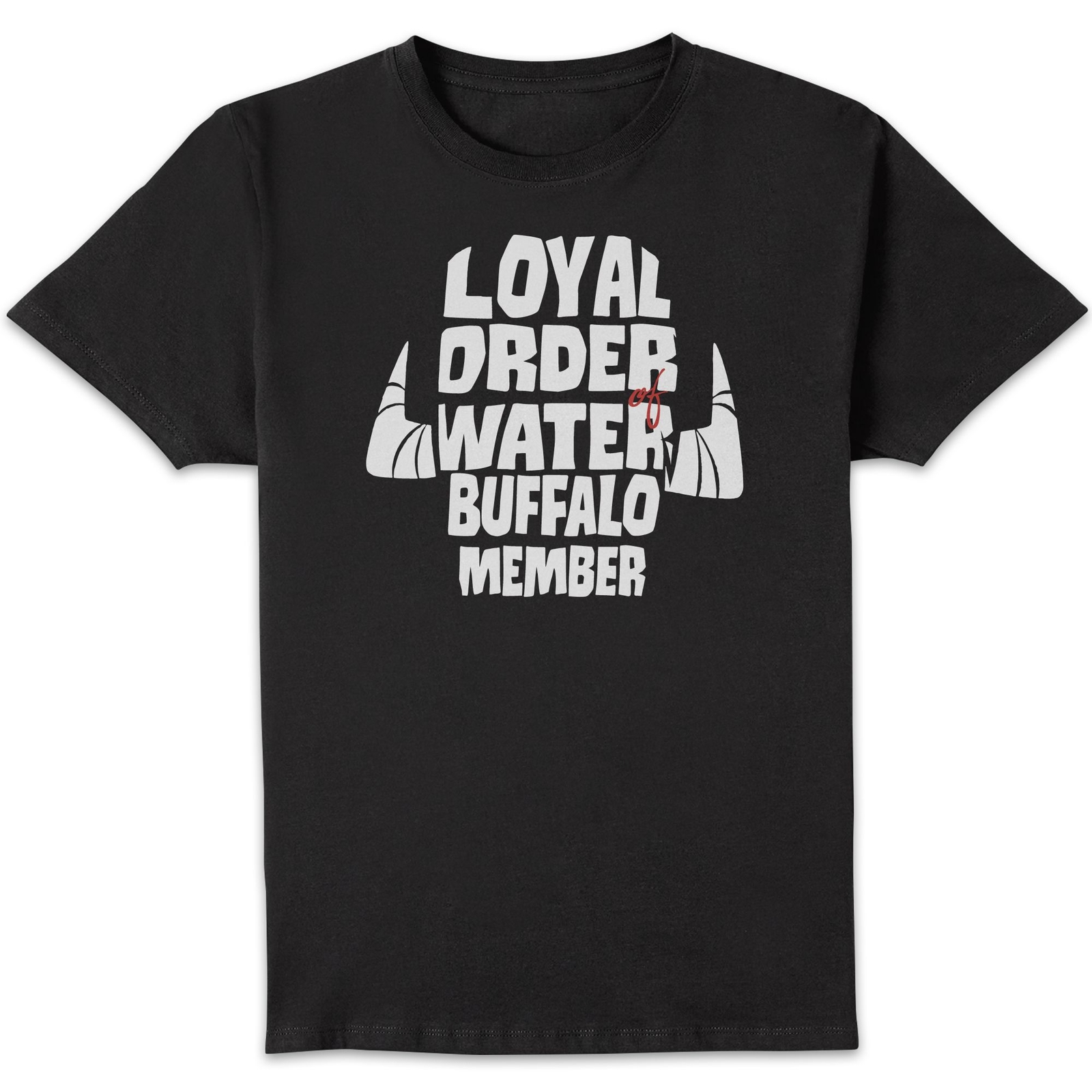 The Flintstones Loyal Order Of Water Buffalo Member Men's T-Shirt - Black - 3XL