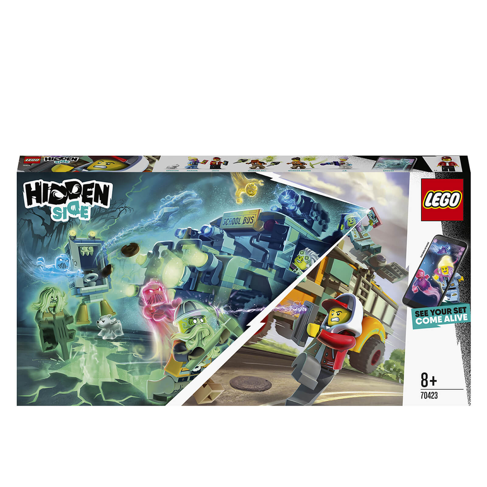 Image of LEGO Hidden Side: Paranormal Intercept Bus AR Game Set (70423)