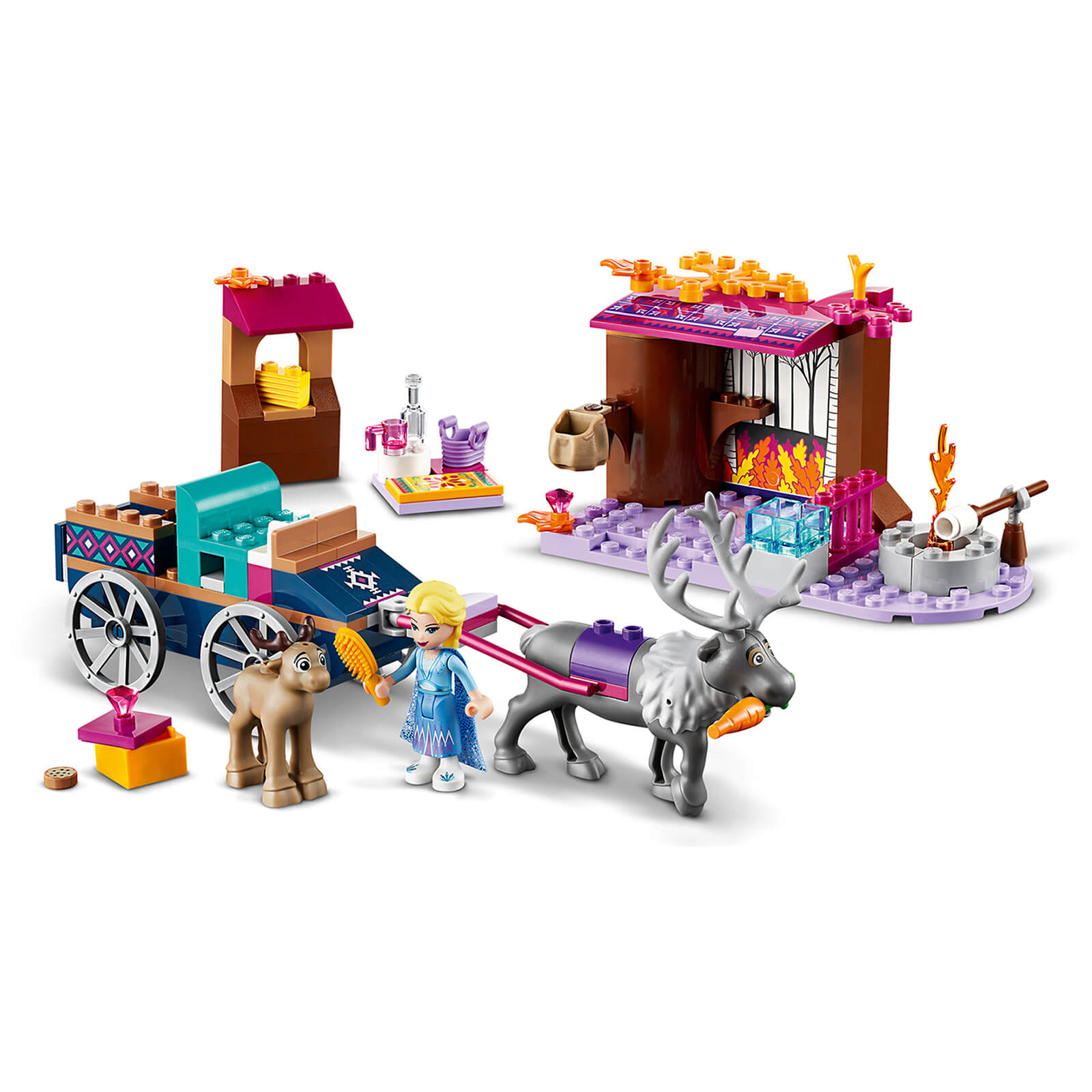 lego disney frozen ii: elsa's wagon adventure toy (41166)