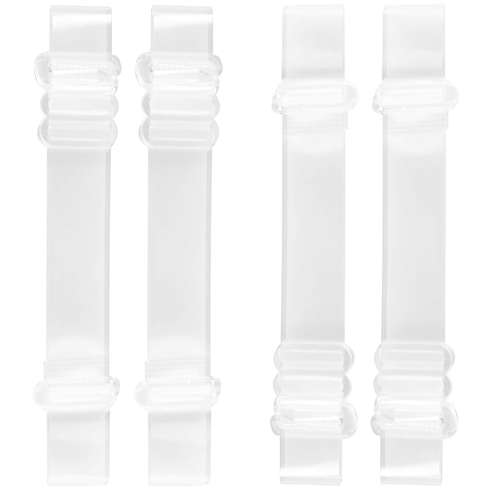 

brushworks Clear Bra Straps (Pack of 4)