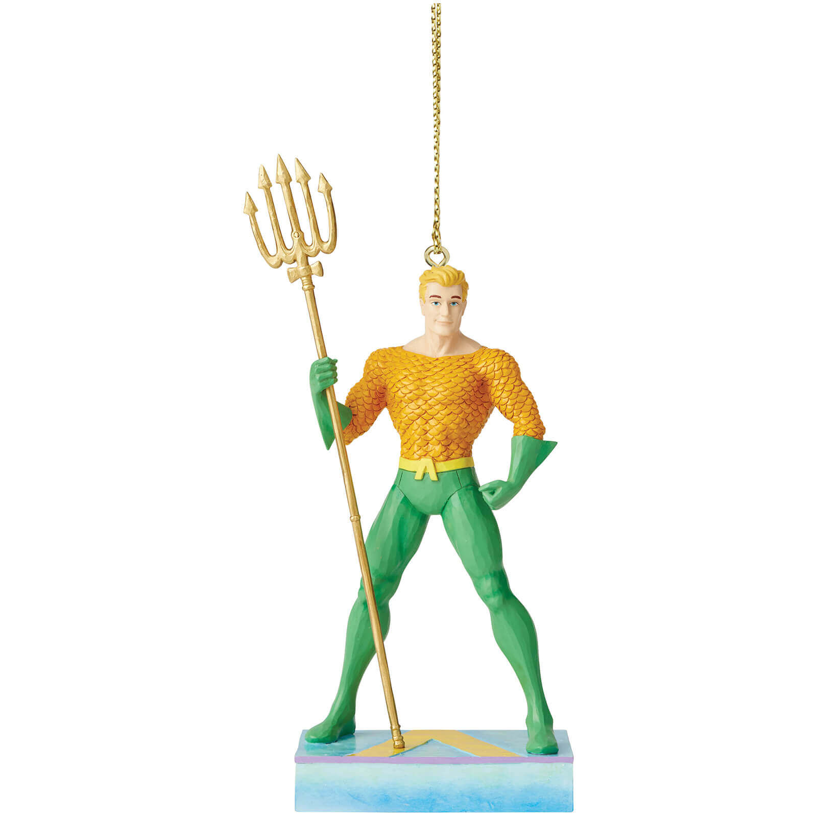 Image of DC Comics by Jim Shore Aquaman hängendes Ornament 11 0 cm