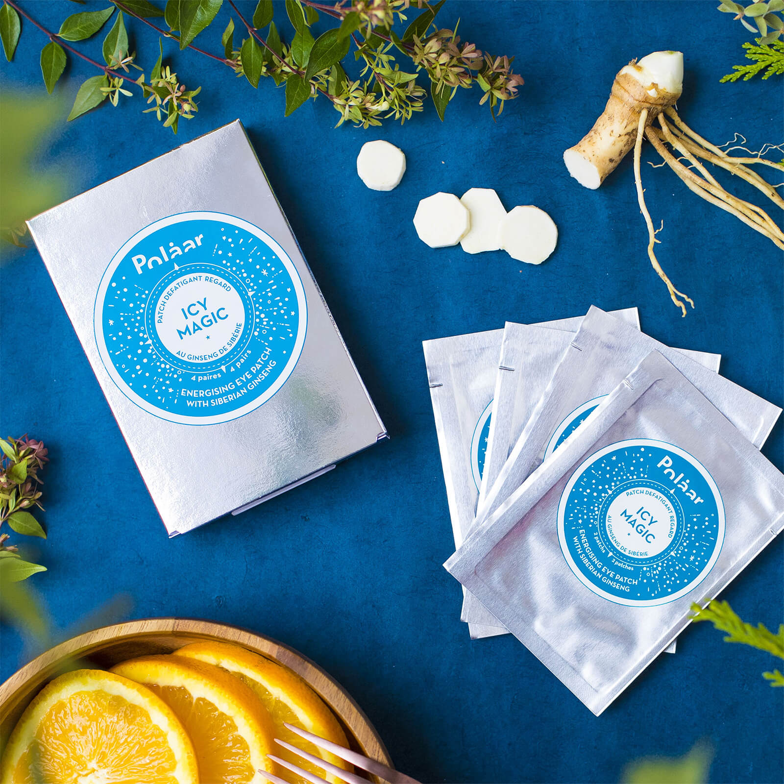 Polaar Icy Magic De-Puffing Anti Dark Circles Eye Mask 4 pc
