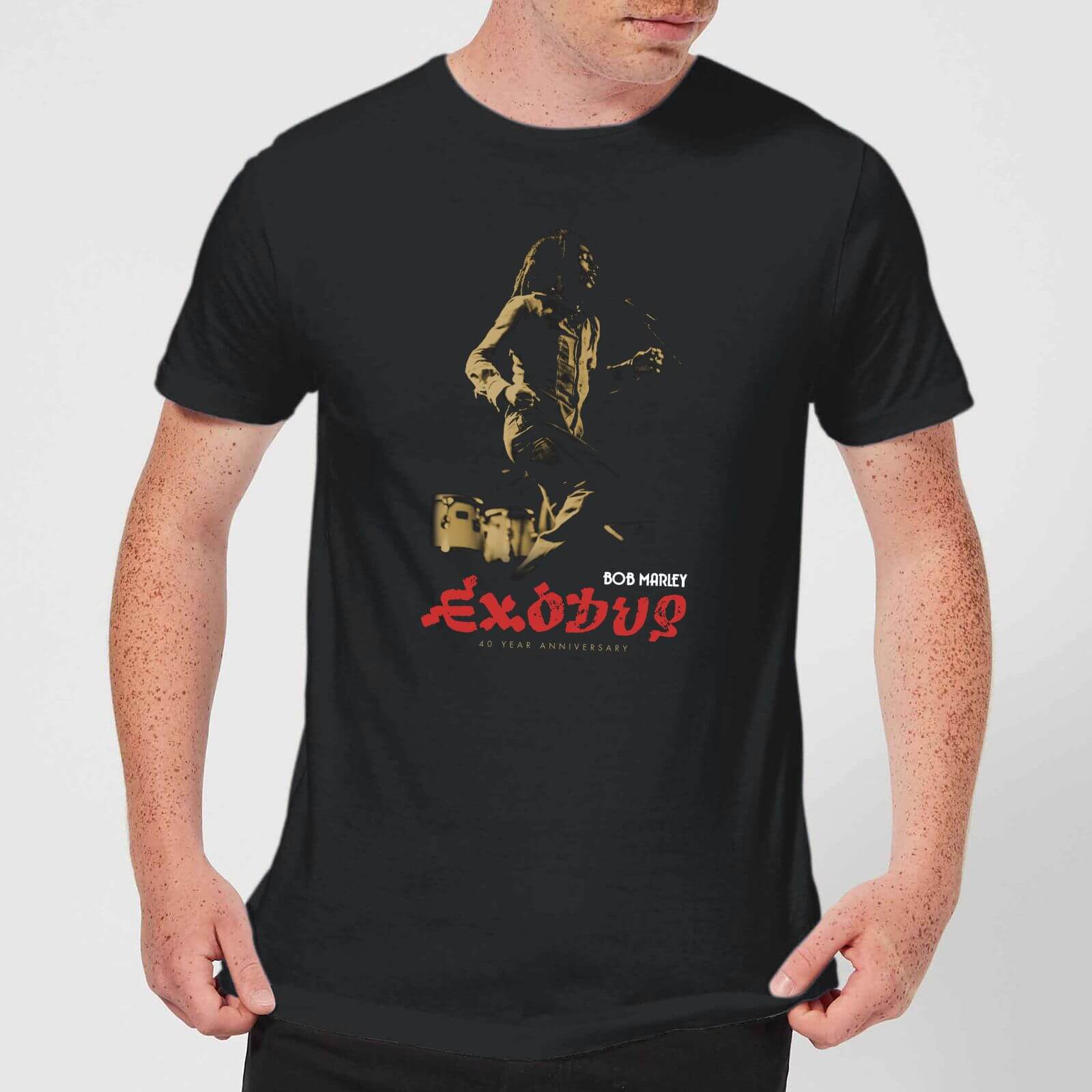 Bob Marley Exodus Men's T-Shirt - Black - XS - Black