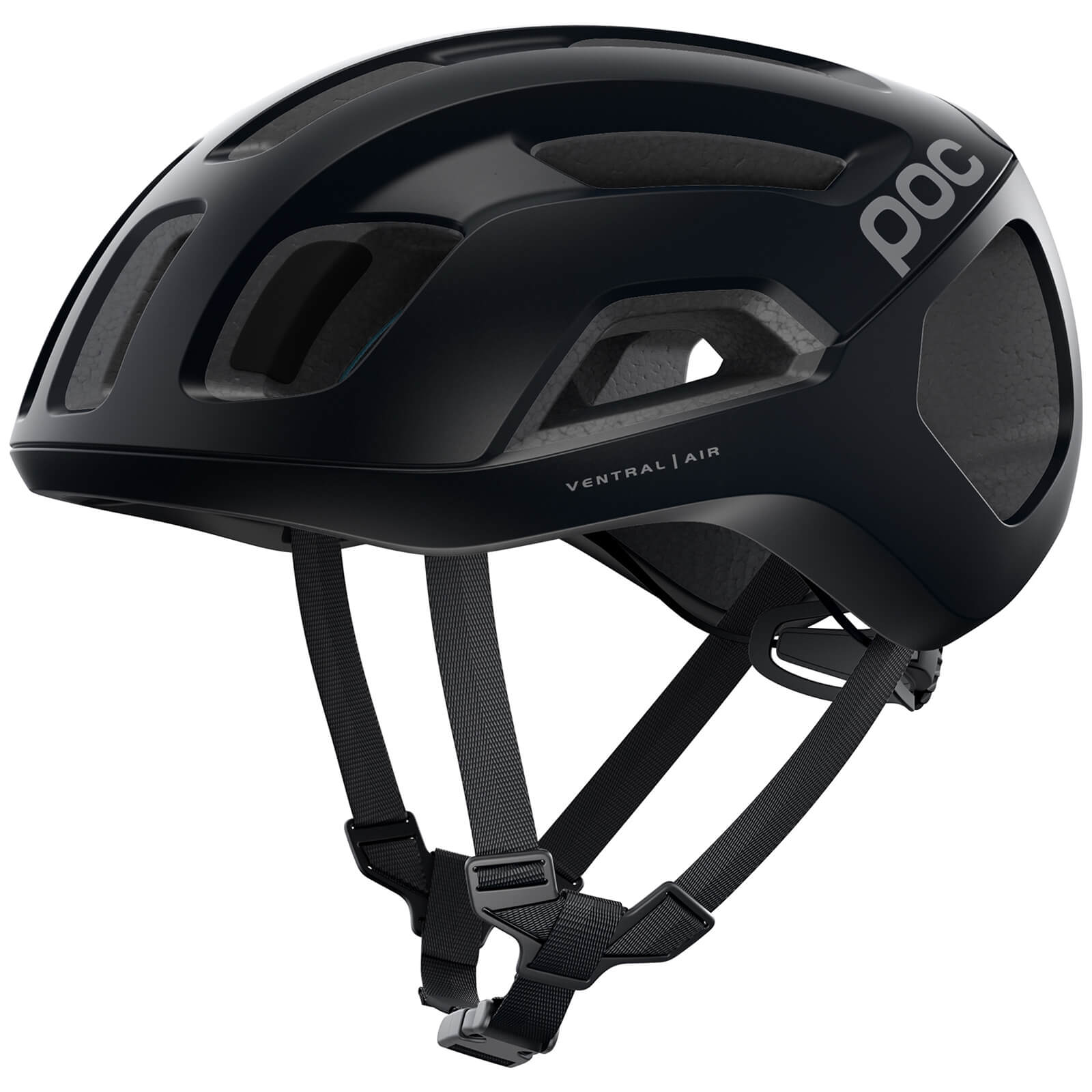 POC Ventral Air SPIN Road Helmet - S/50-56cm - Uranium Black Matt